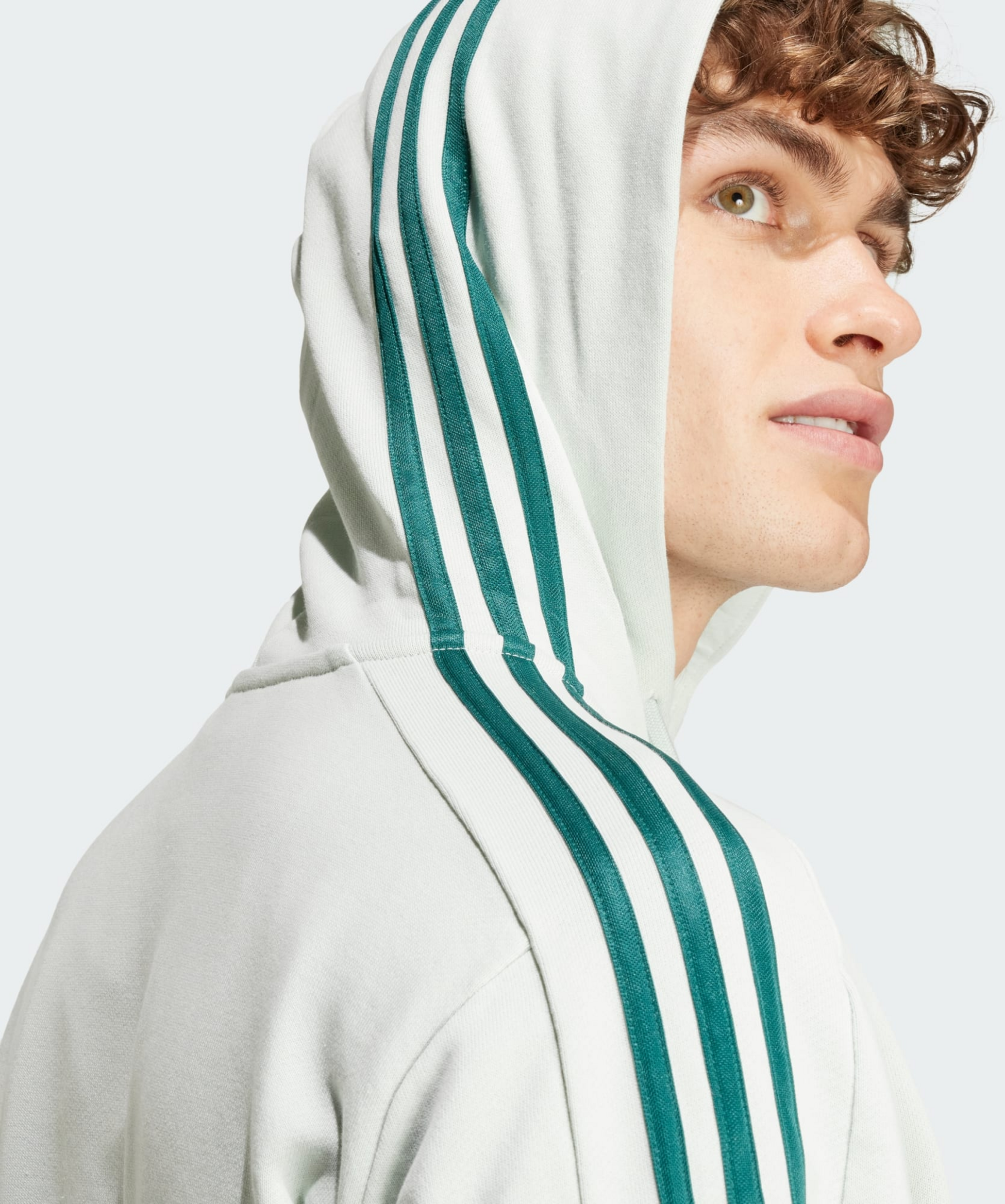 ADIDAS, Adidas Essentials French Terry 3-stripes Full-zip Hoodie