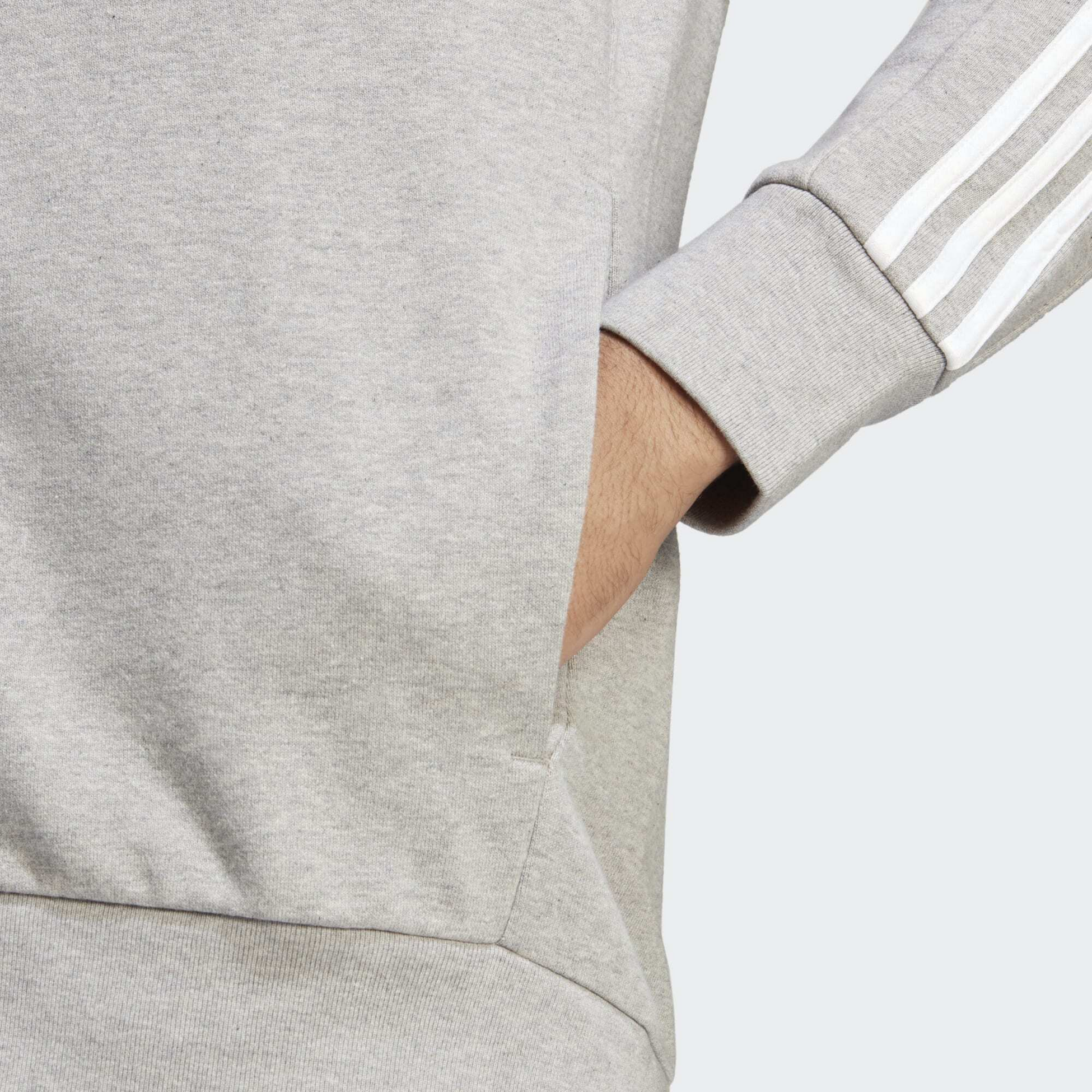 ADIDAS, Adidas Essentials French Terry 3-stripes Full-zip Hoodie