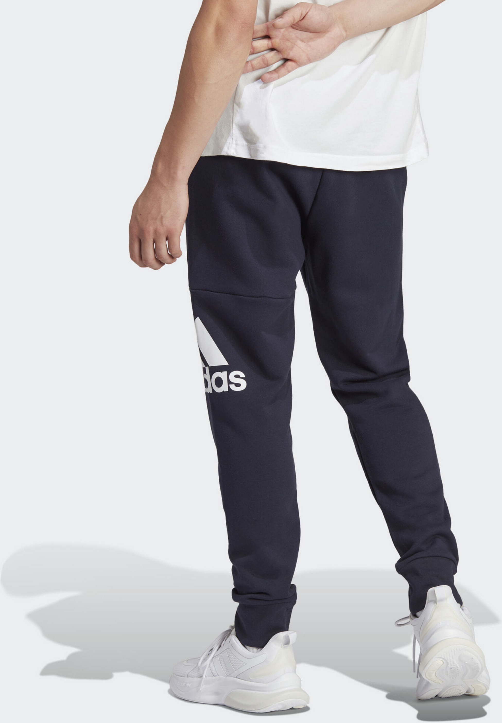 ADIDAS, Adidas Essentials French Terry Tapered Cuff Logo Pants