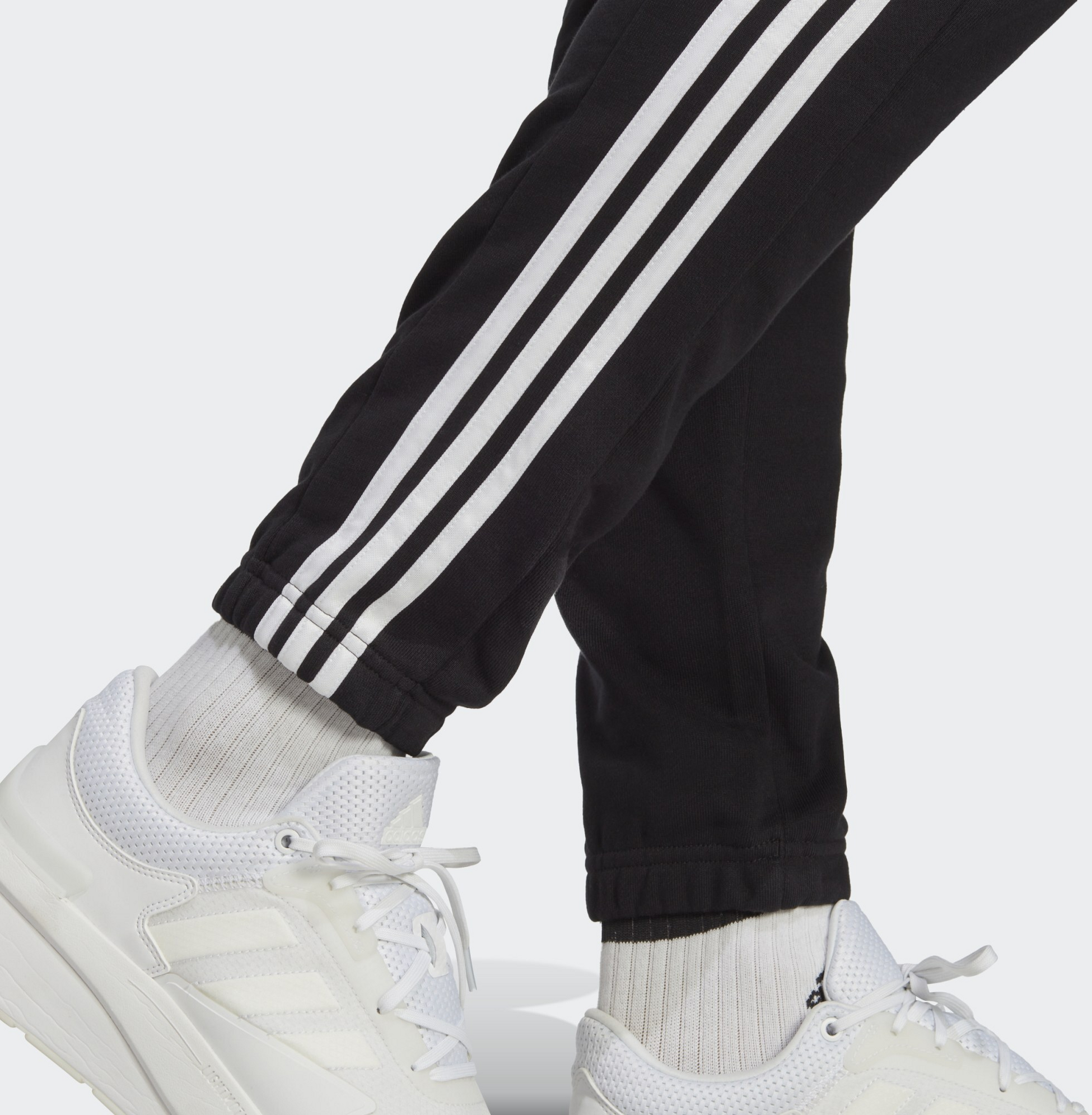 ADIDAS, Adidas Essentials French Terry Tapered Elastic Cuff 3-stripes Pants