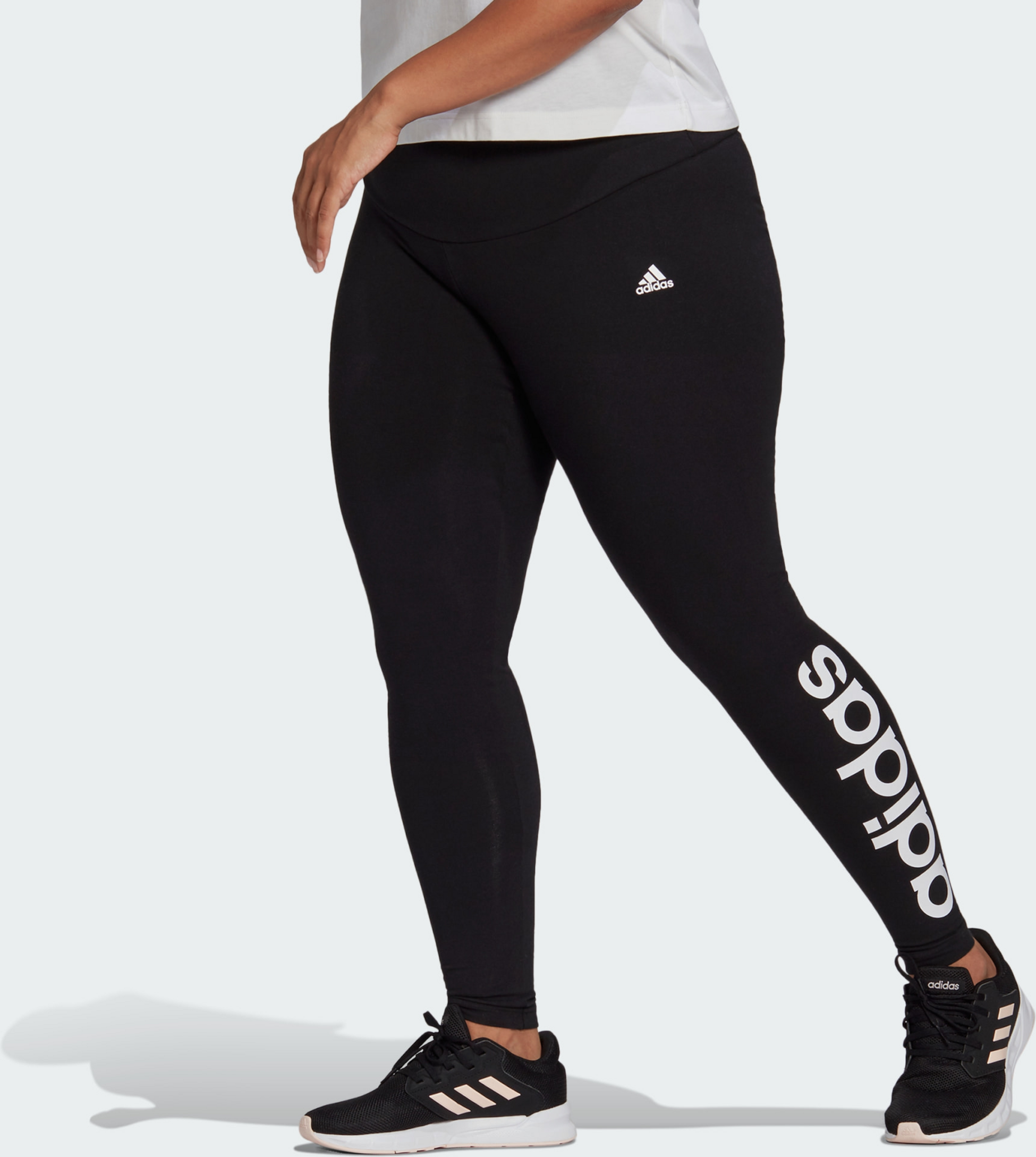 ADIDAS, Adidas Essentials High-waisted Logo Leggings (plus Size)