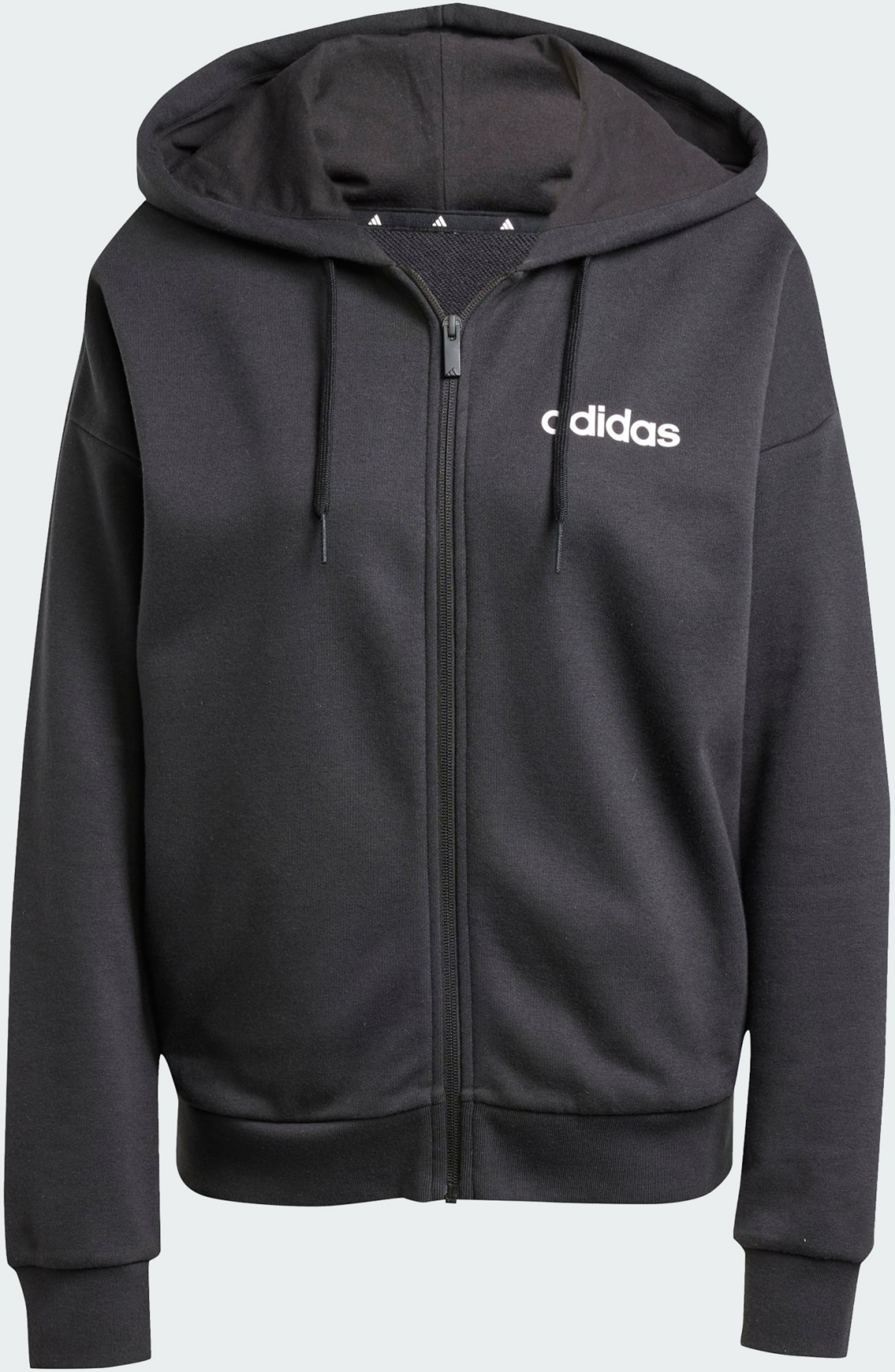 ADIDAS, Adidas Essentials Linear Full-zip French Terry Hoodie