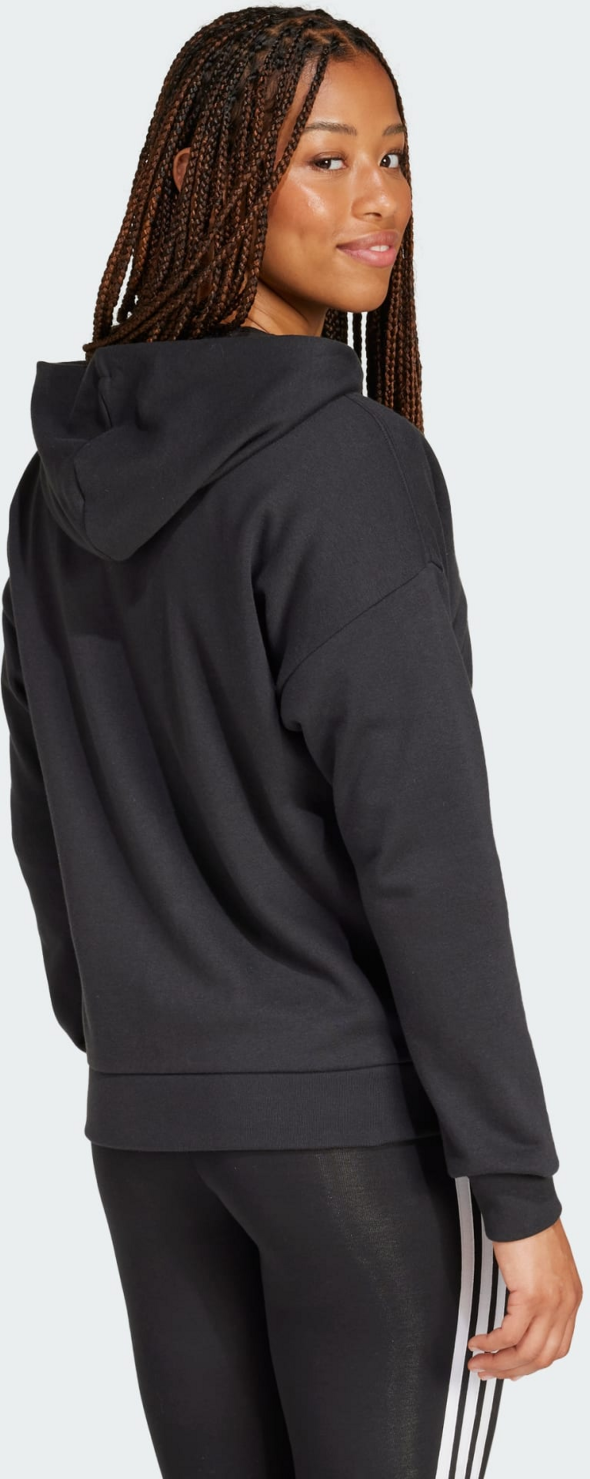 ADIDAS, Adidas Essentials Linear Full-zip French Terry Hoodie