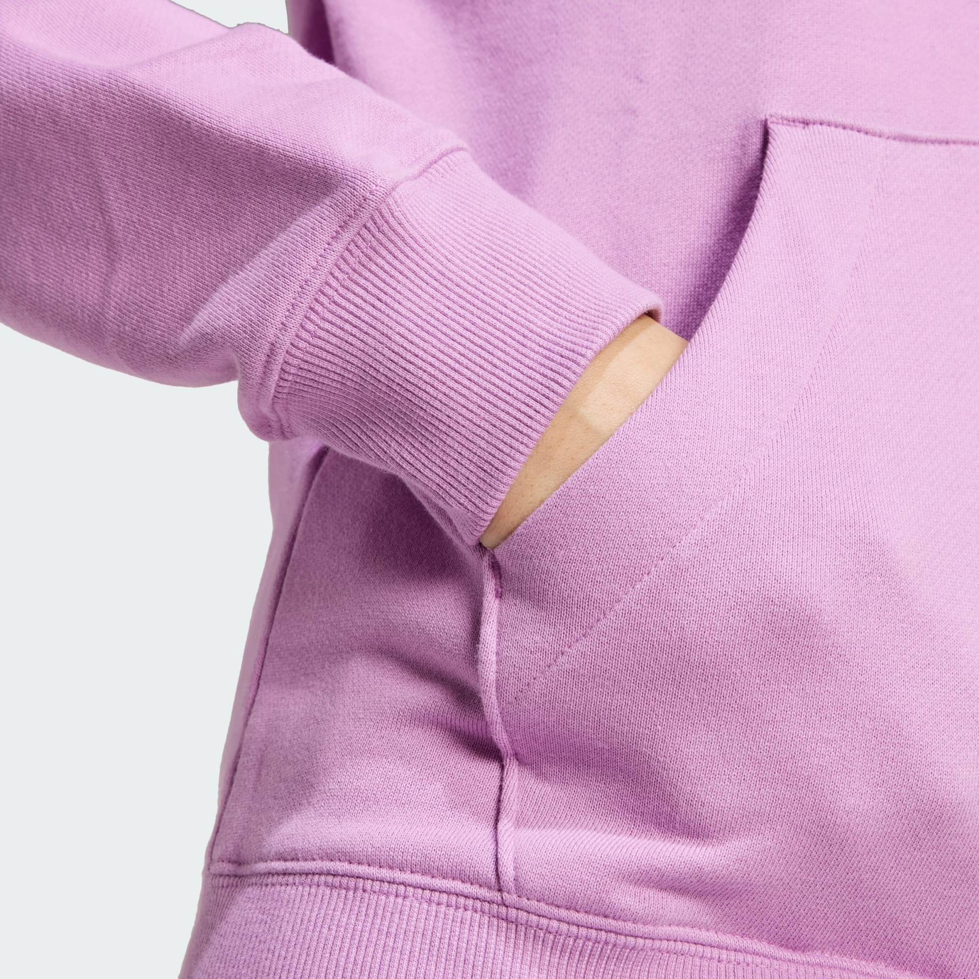 ADIDAS, Adidas Essentials Linear Huvtröja Med Hel Dragkedja I Sweatshirttyg