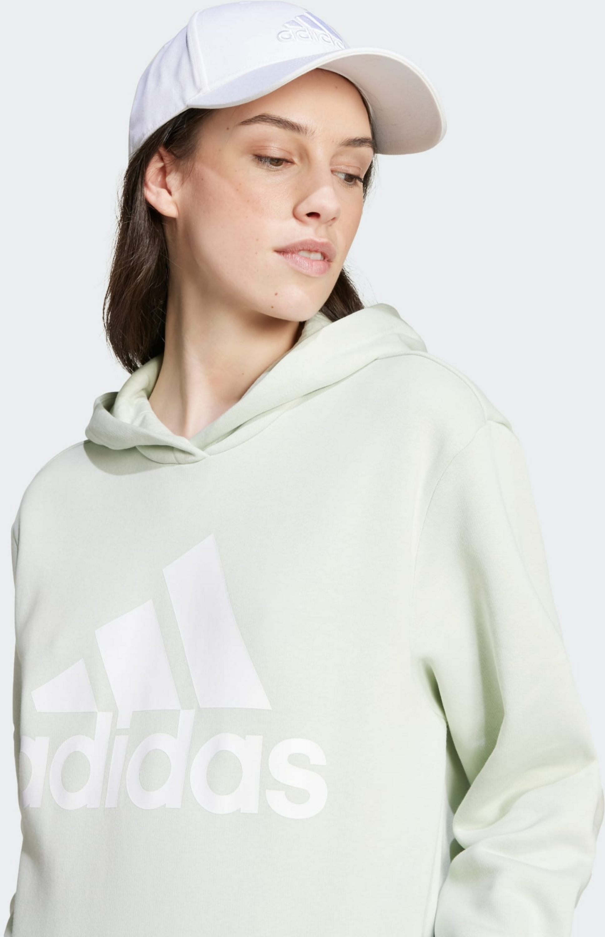 ADIDAS, Adidas Essentials Logo Boyfriend Fleece Hoodie