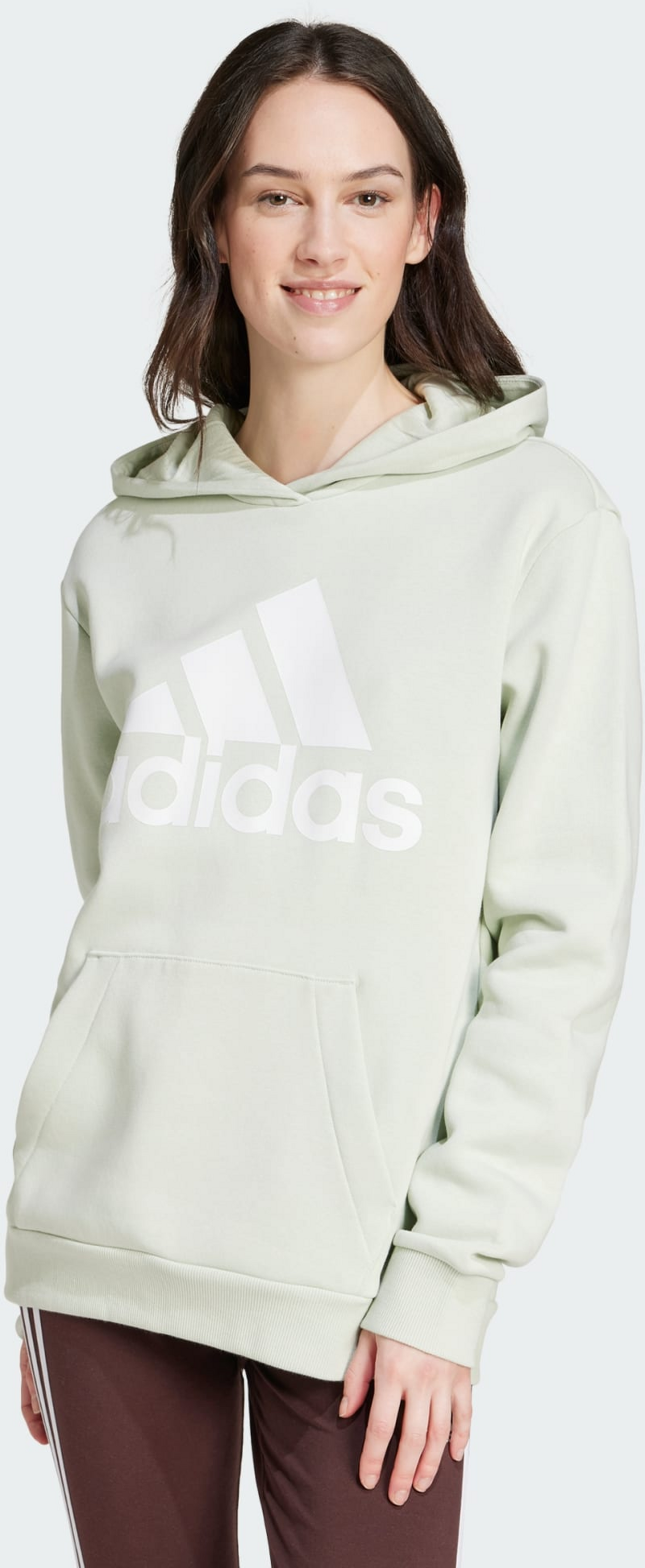 ADIDAS, Adidas Essentials Logo Boyfriend Fleece Hoodie