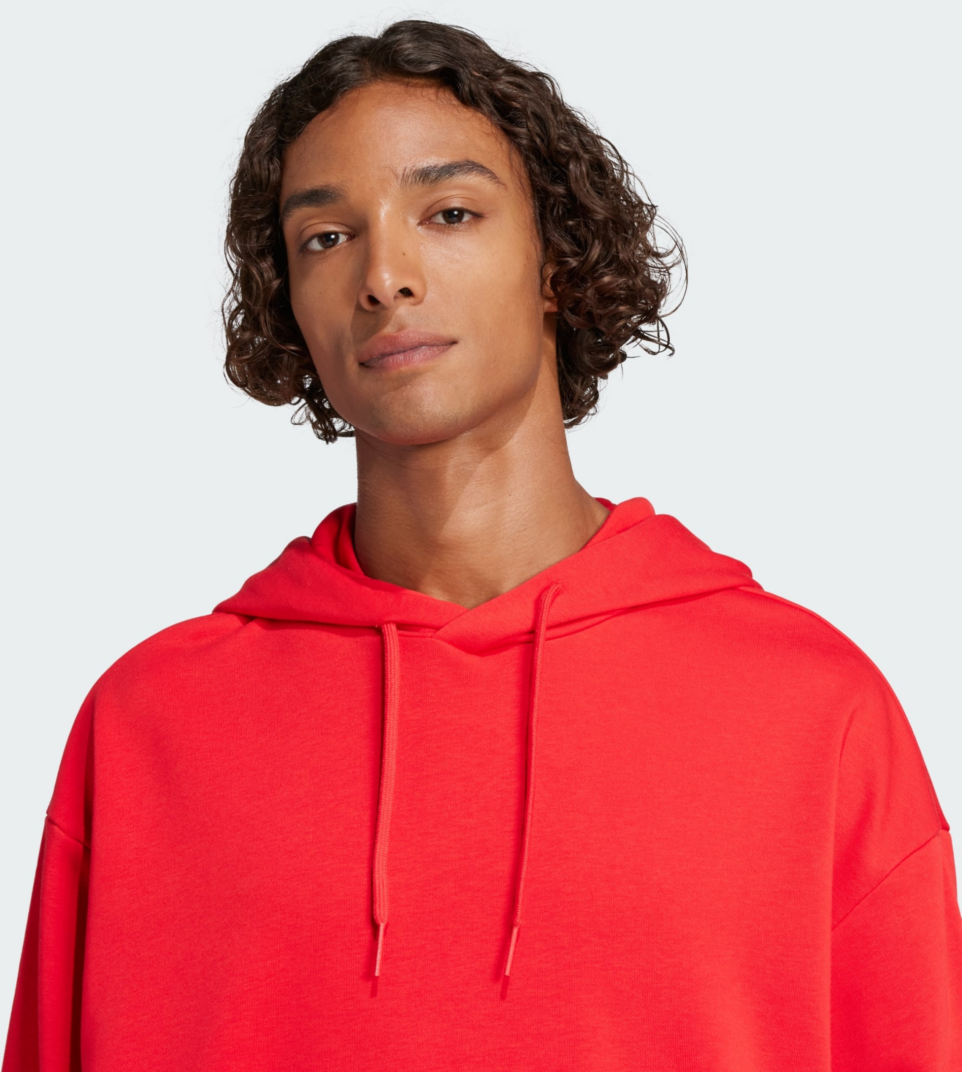 ADIDAS, Adidas Essentials Loose-fit 3 Bar Logo French Terry Hoodie