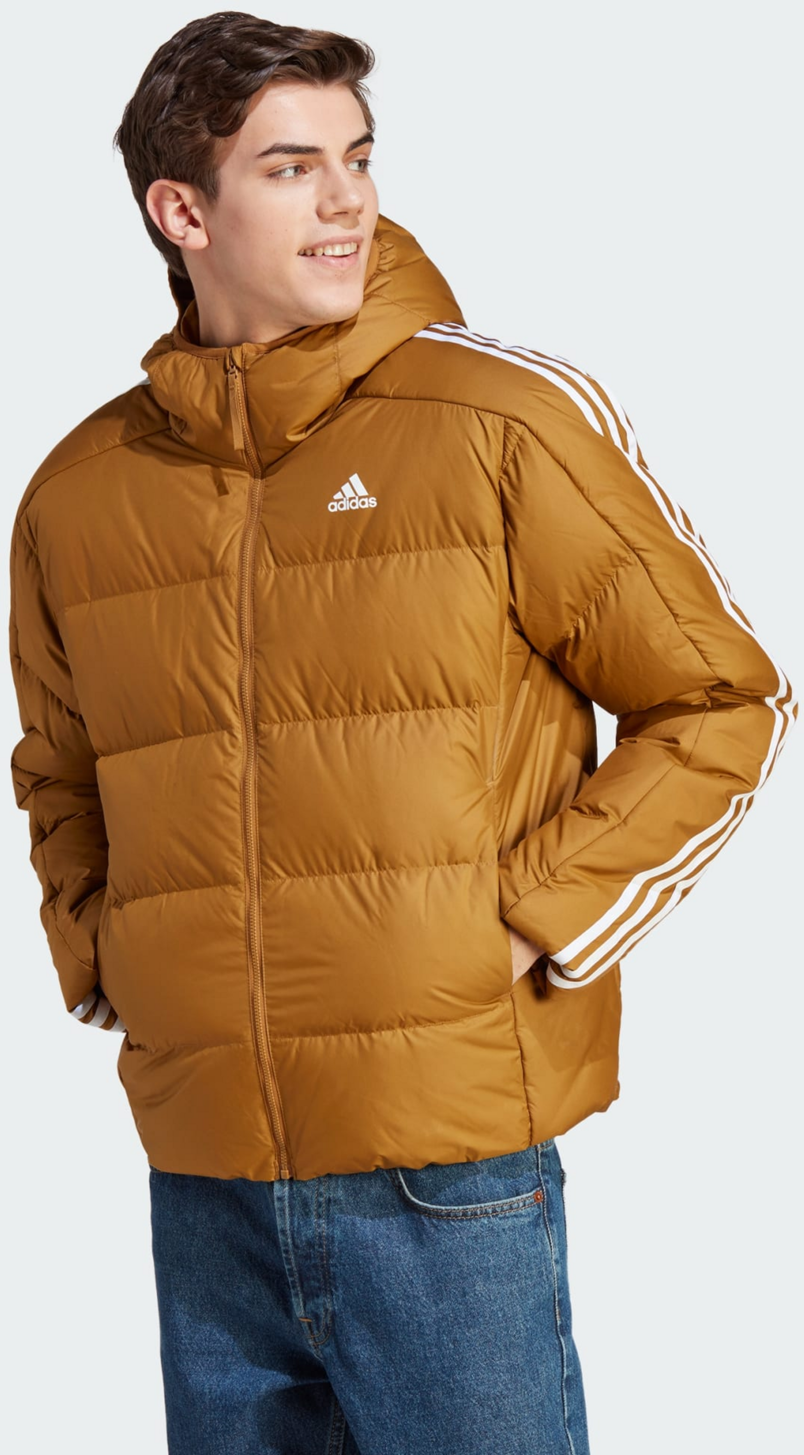 ADIDAS, Adidas Essentials Midweight Down Hooded Jacka