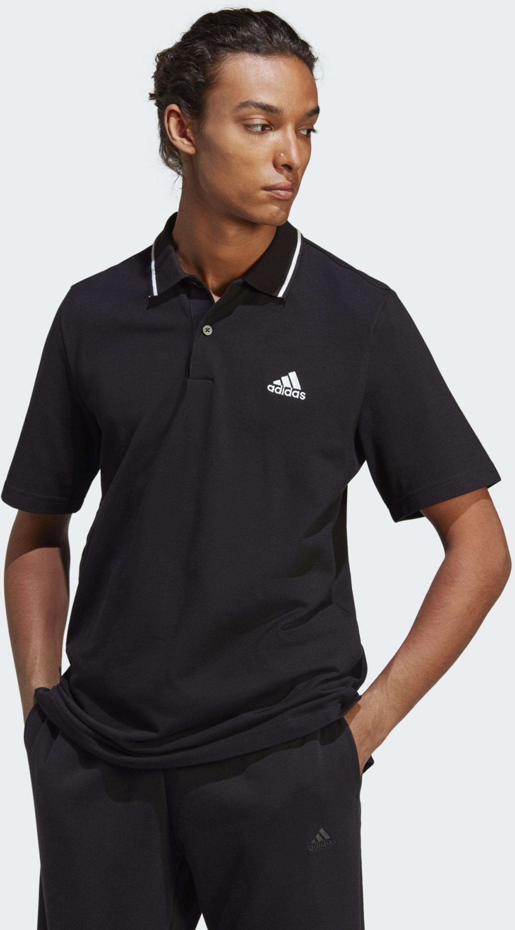 ADIDAS, Adidas Essentials Piqué Small Logo Polo Shirt