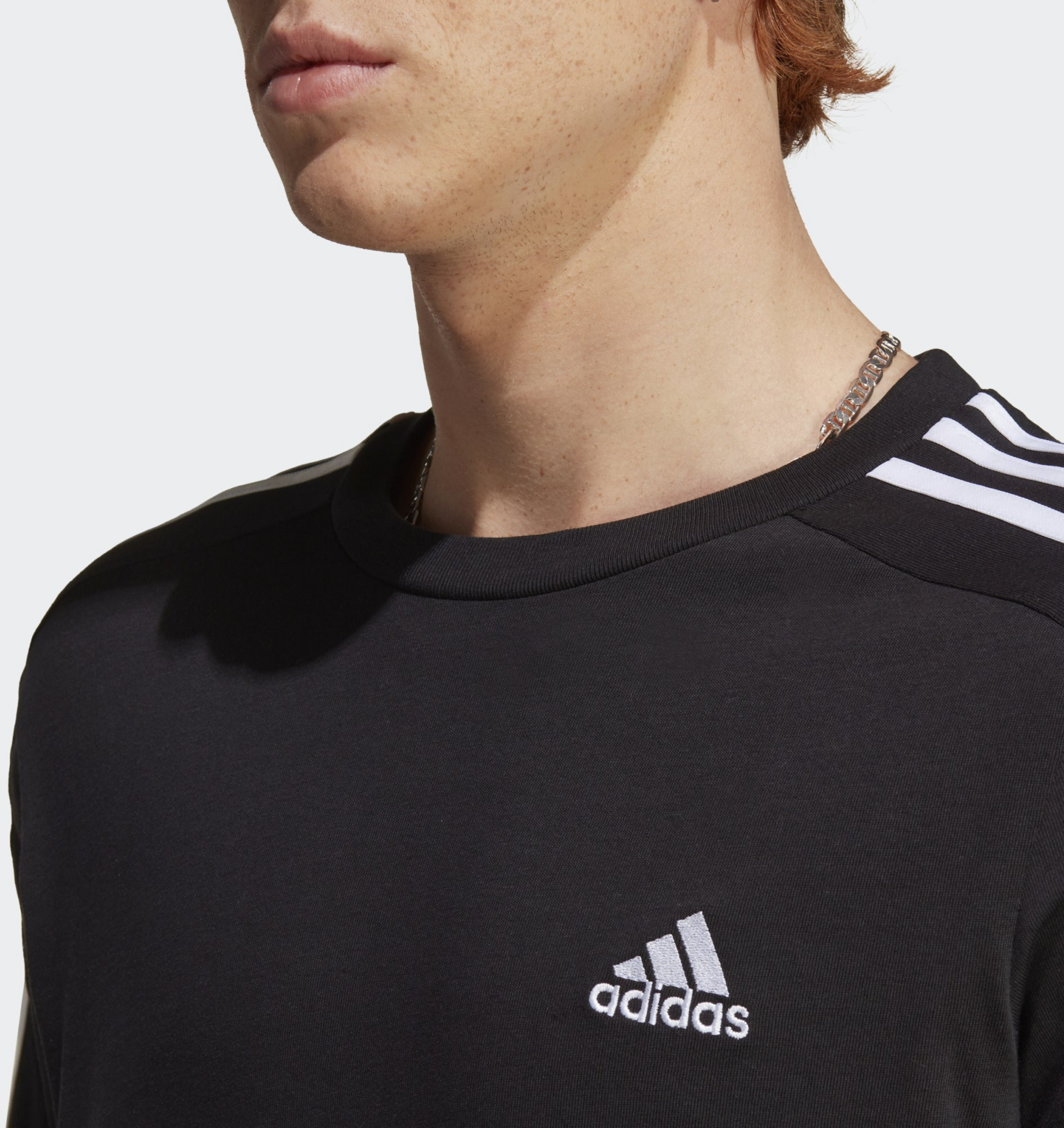 ADIDAS, Adidas Essentials Single Jersey 3-stripes Tee