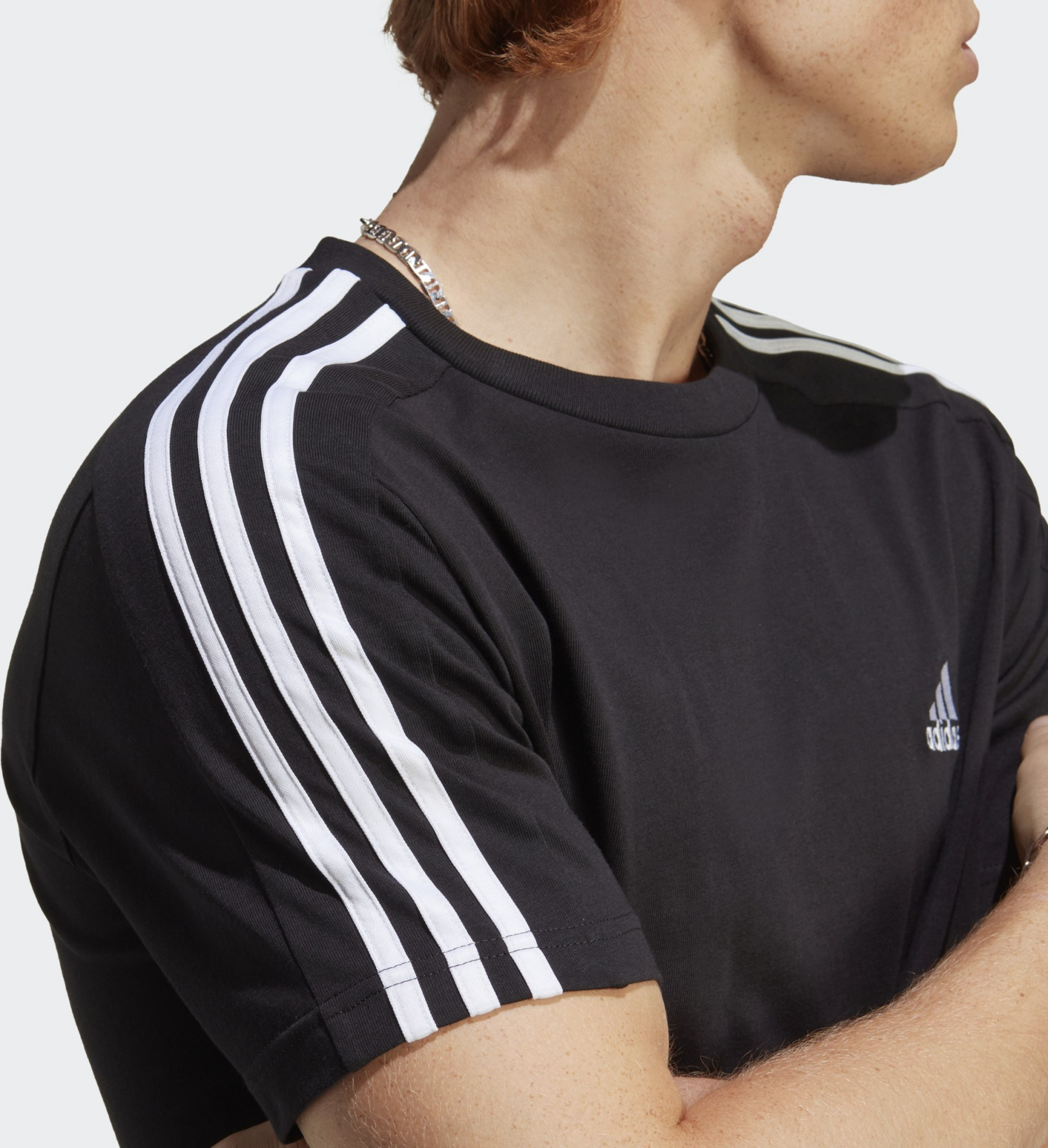 ADIDAS, Adidas Essentials Single Jersey 3-stripes Tee