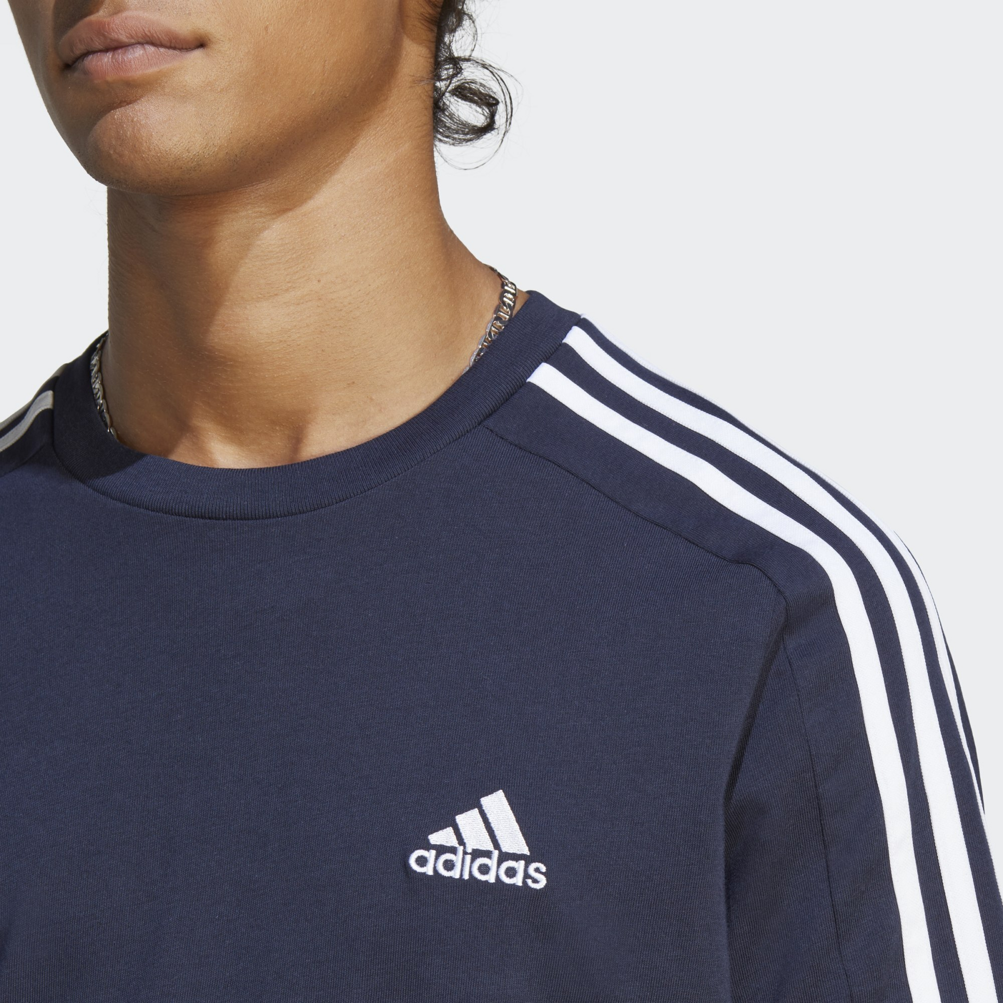 ADIDAS, Adidas Essentials Single Jersey 3-stripes Tee