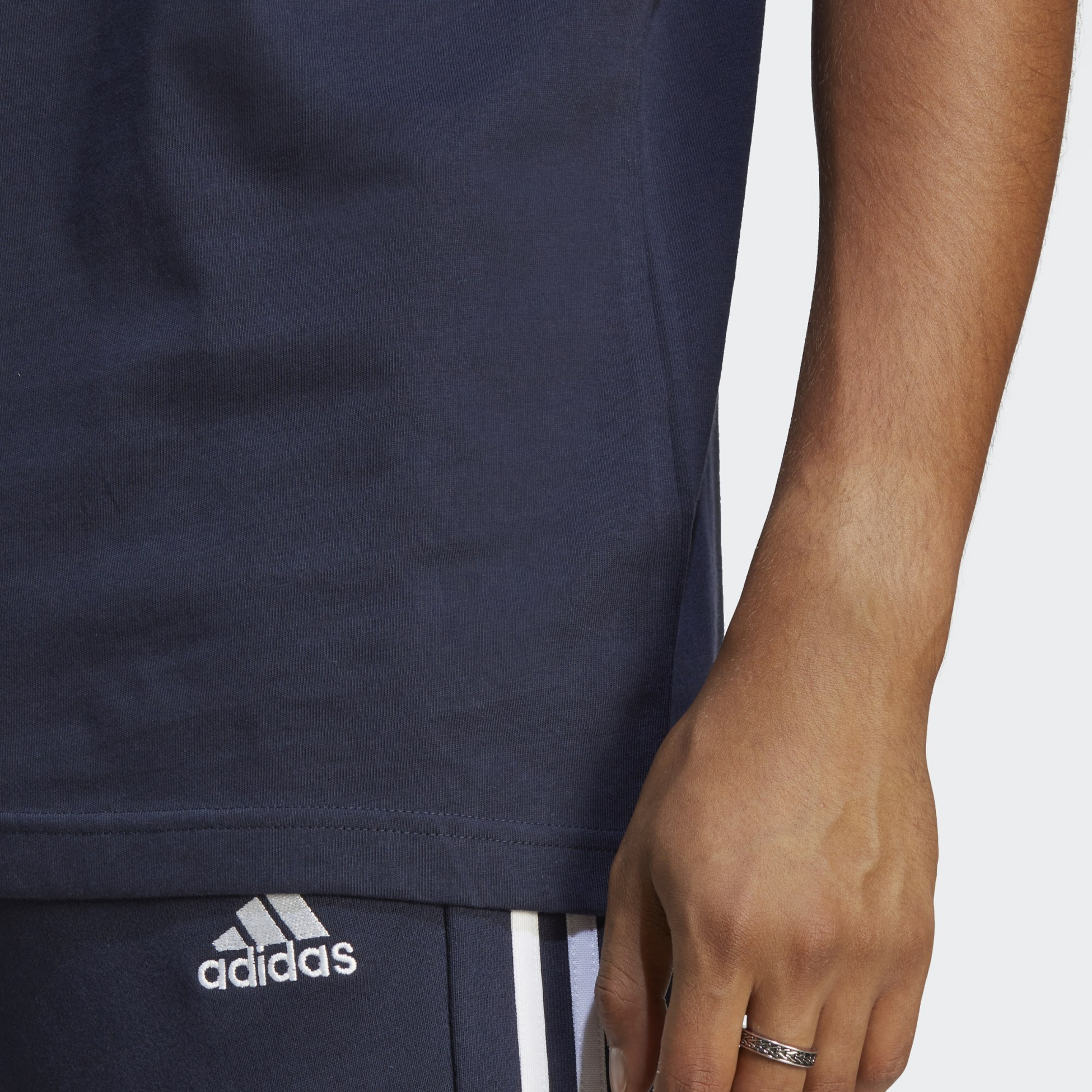 ADIDAS, Adidas Essentials Single Jersey 3-stripes Tee