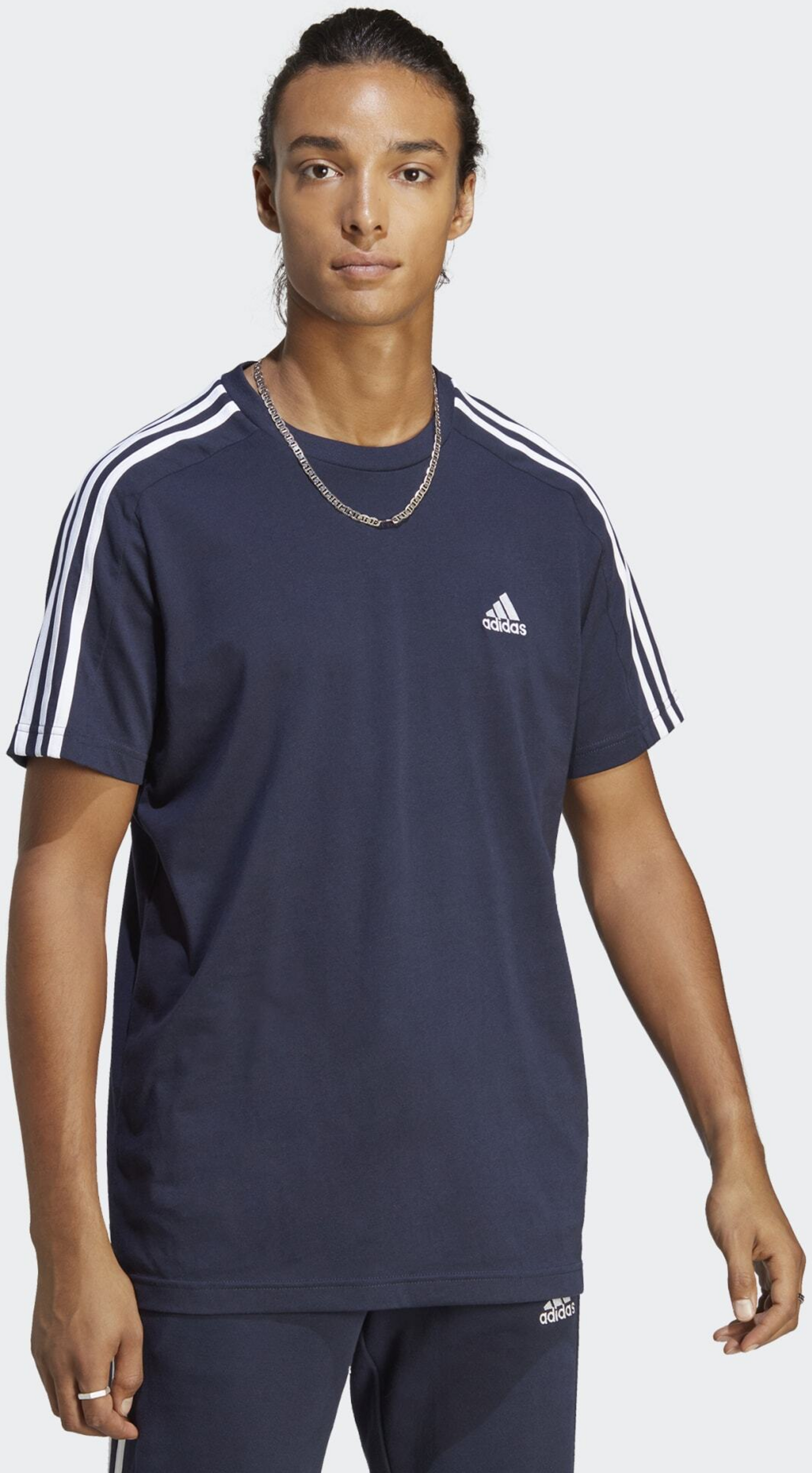 ADIDAS, Adidas Essentials Single Jersey 3-stripes Tee