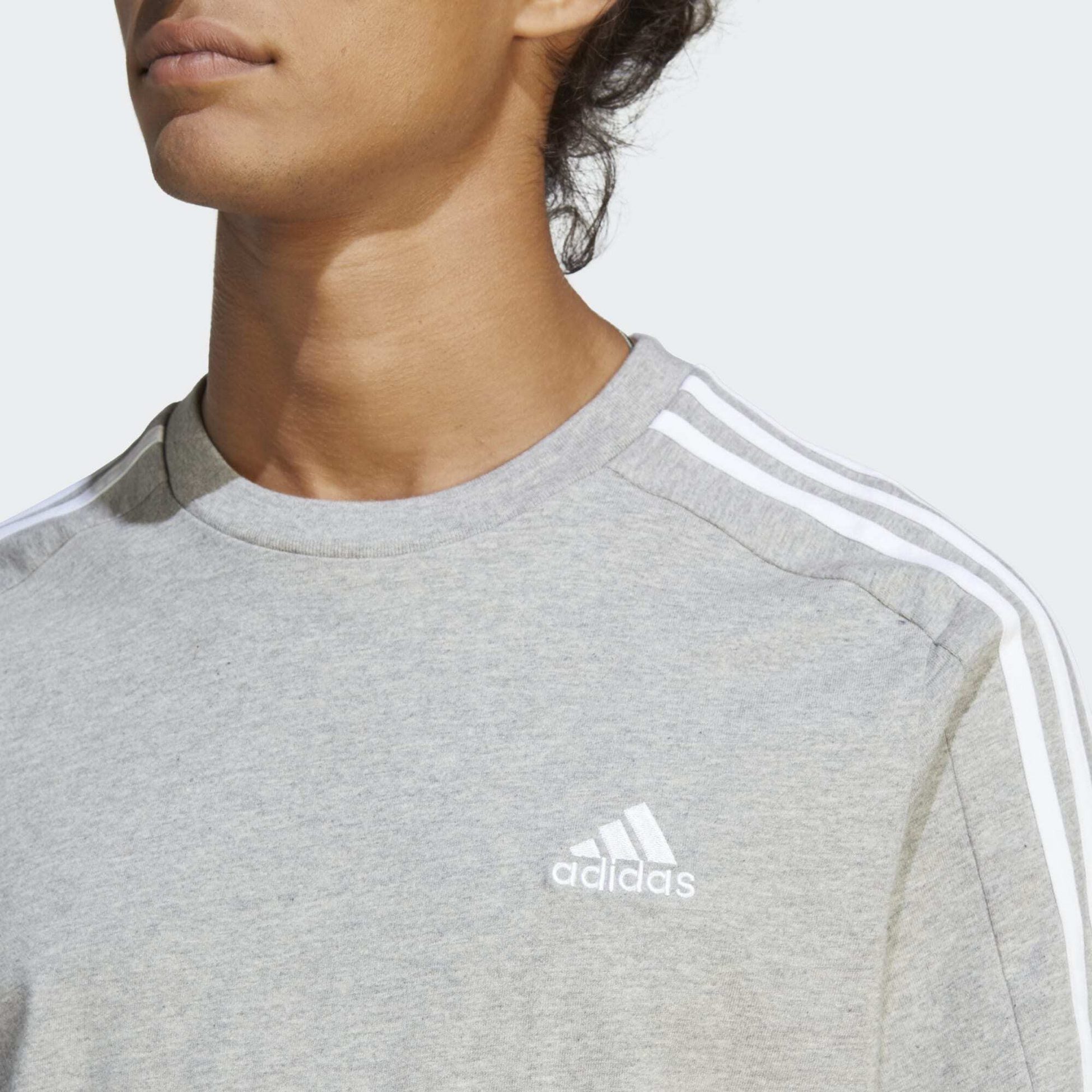 ADIDAS, Adidas Essentials Single Jersey 3-stripes Tee