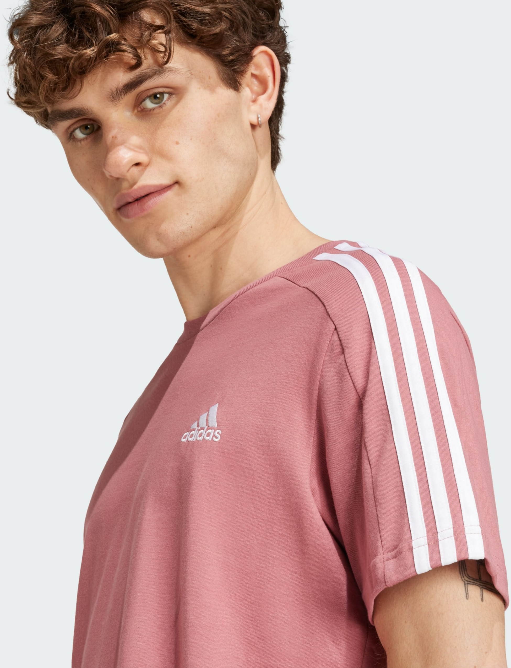 ADIDAS, Adidas Essentials Single Jersey 3-stripes Tee