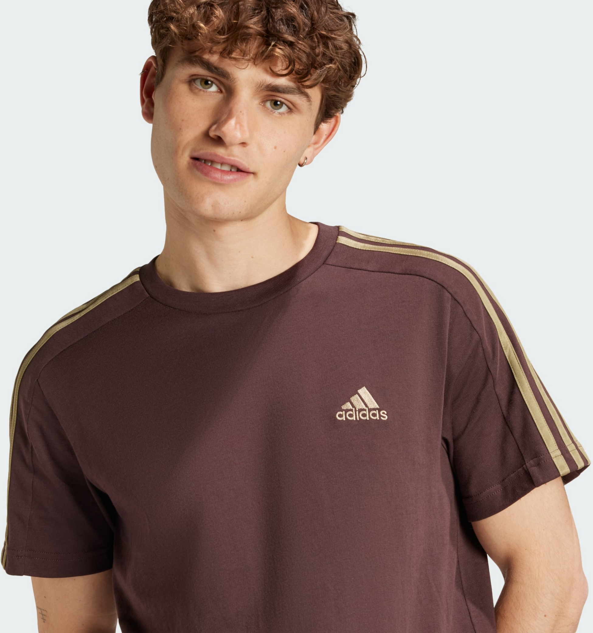 ADIDAS, Adidas Essentials Single Jersey 3-stripes Tee