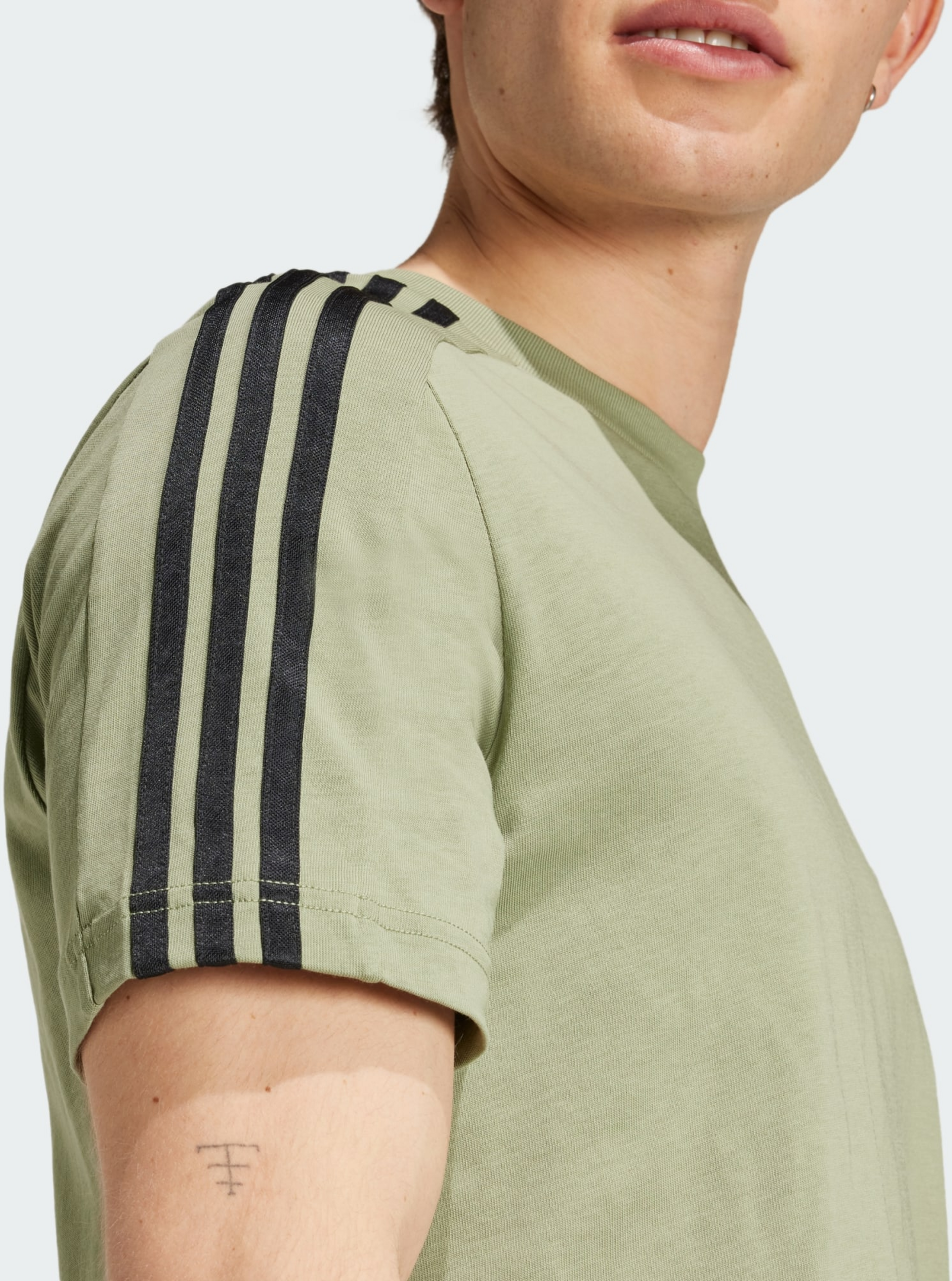 ADIDAS, Adidas Essentials Single Jersey 3-stripes Tee