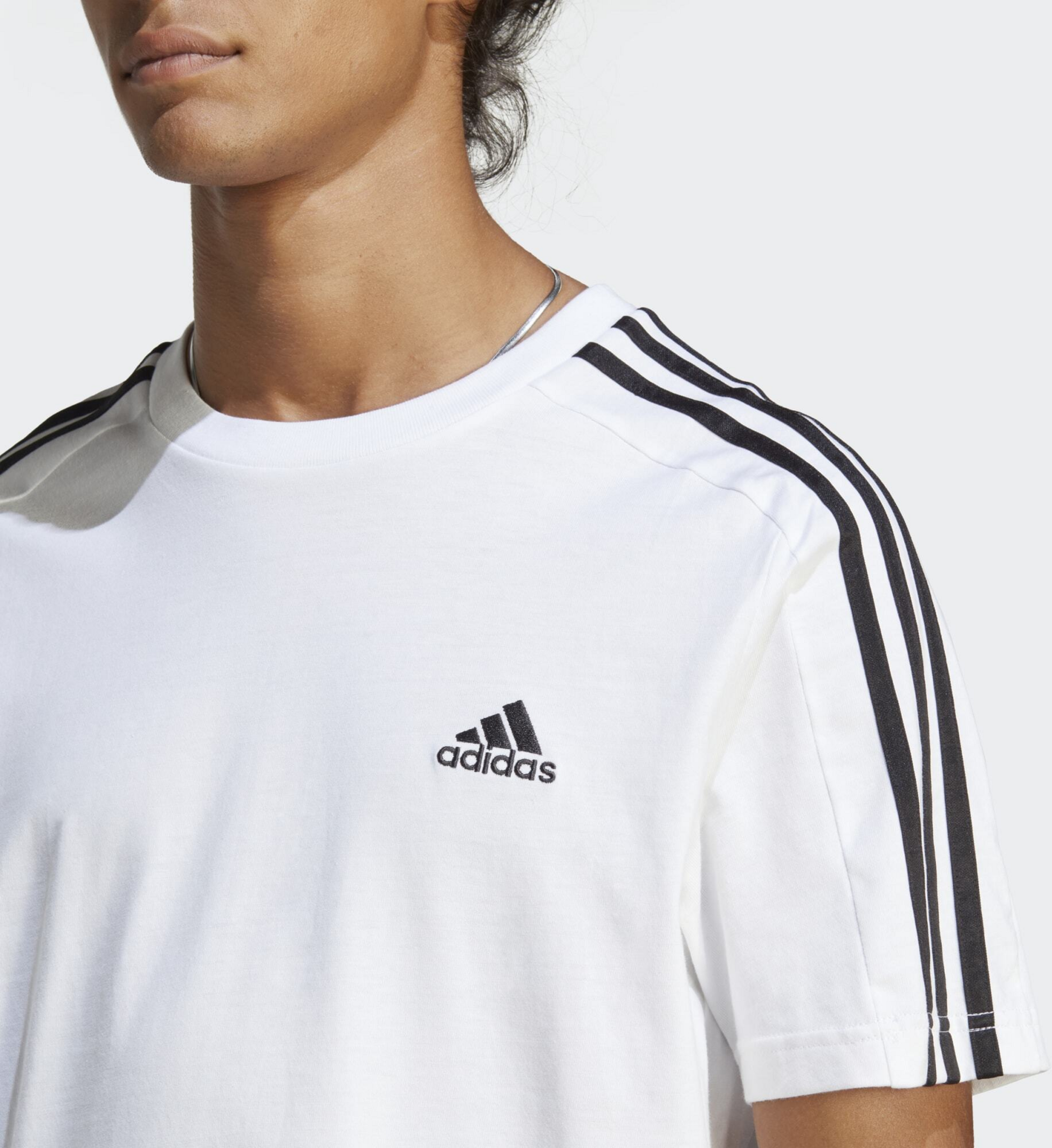 ADIDAS, Adidas Essentials Single Jersey 3-stripes Tee