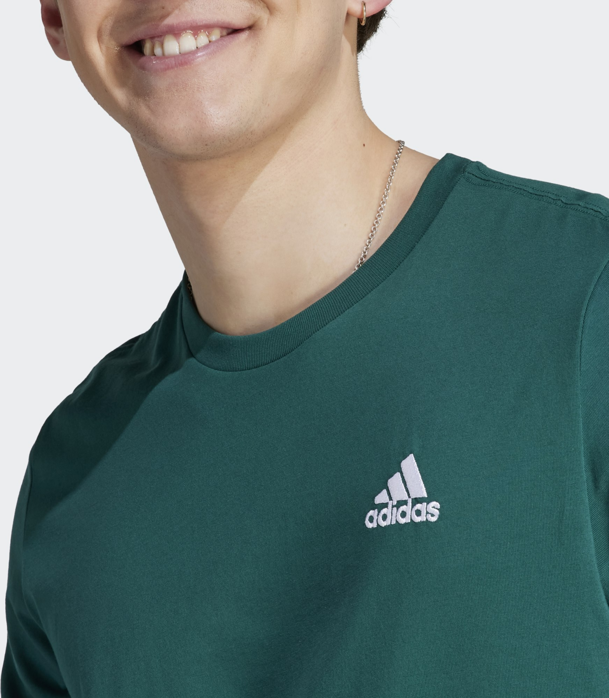 ADIDAS, Adidas Essentials Single Jersey Embroidered Small Logo Tee