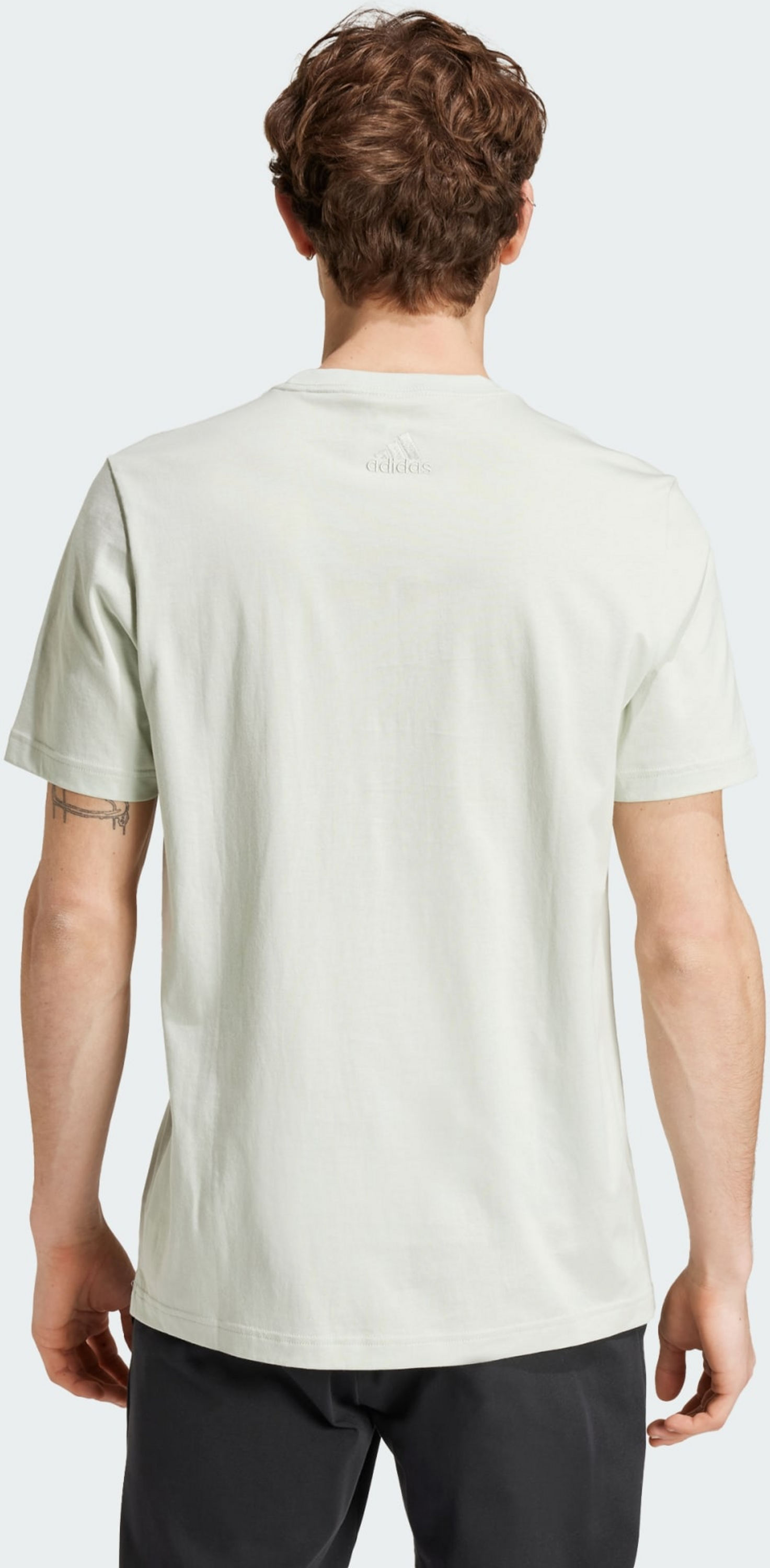 ADIDAS, Adidas Essentials Single Jersey Linear Embroidered Logo Tee