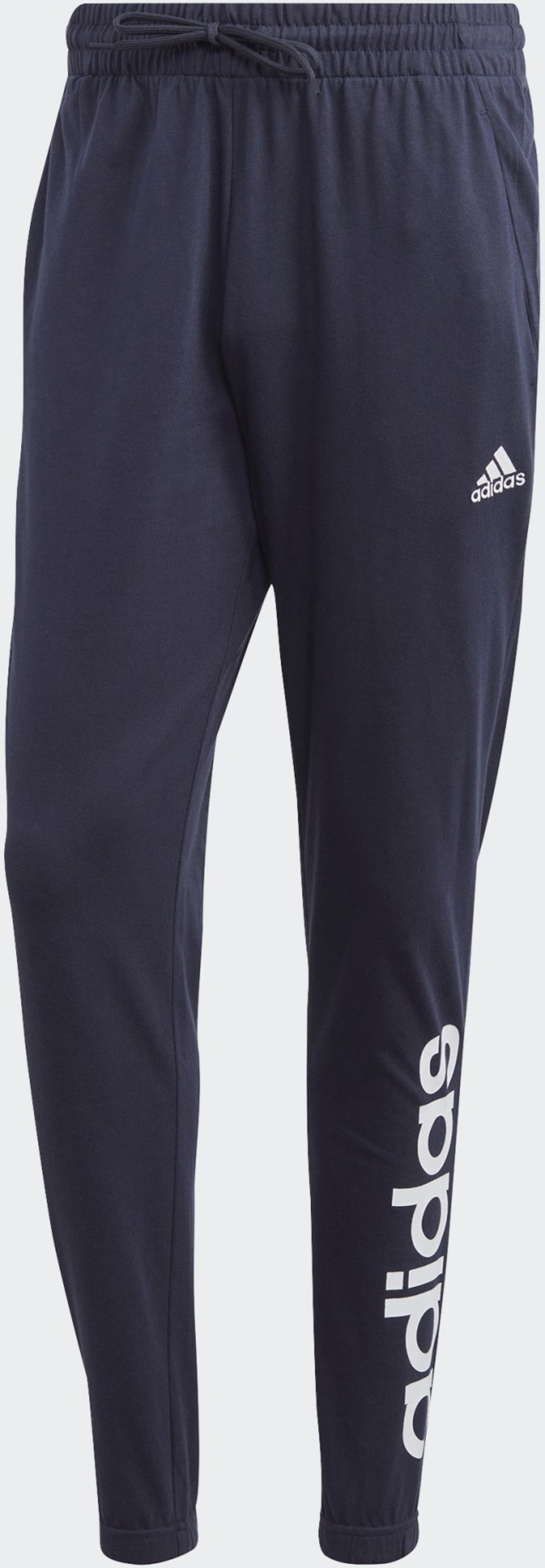 ADIDAS, Adidas Essentials Single Jersey Tapered Elasticized Cuff Logo Pants