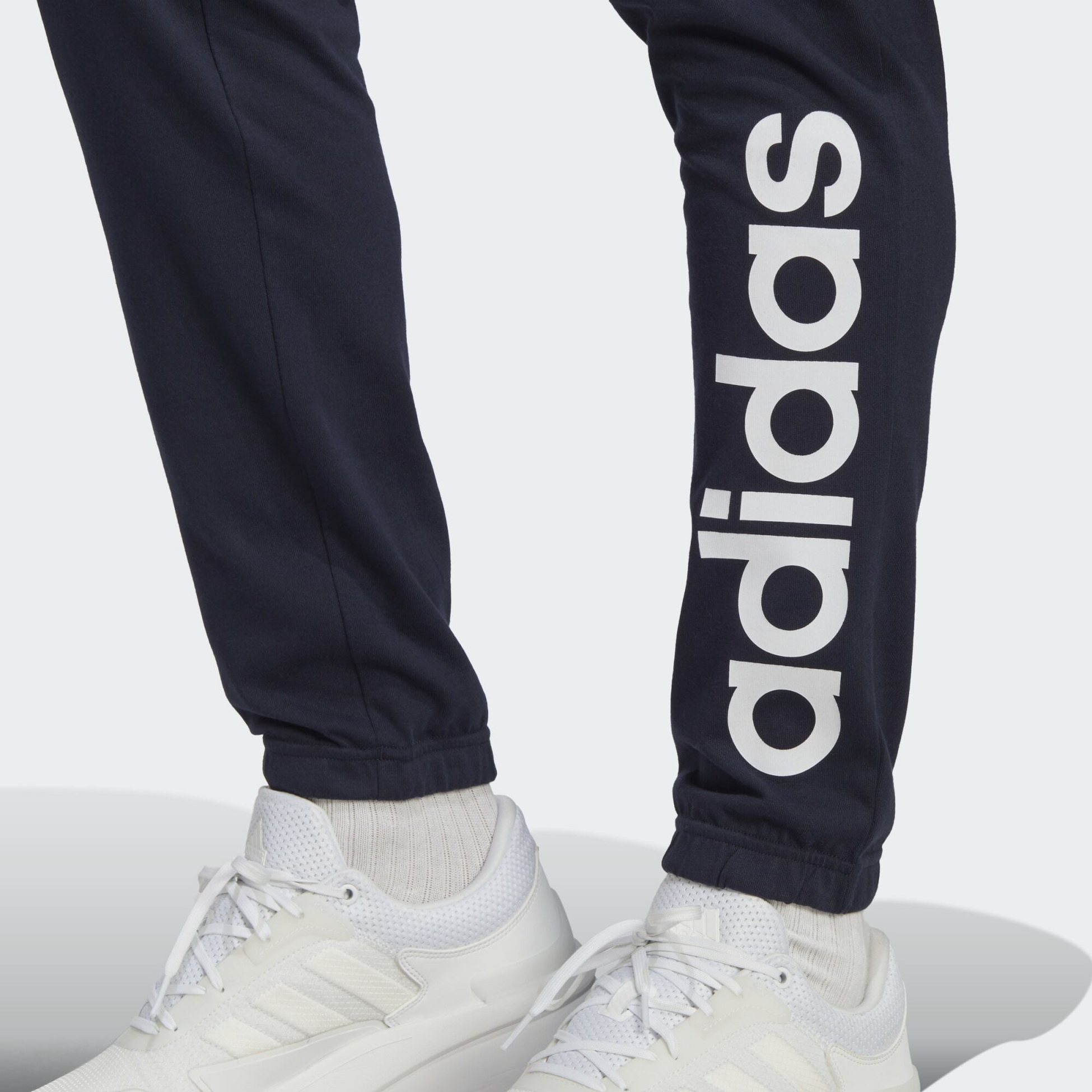 ADIDAS, Adidas Essentials Single Jersey Tapered Elasticized Cuff Logo Pants