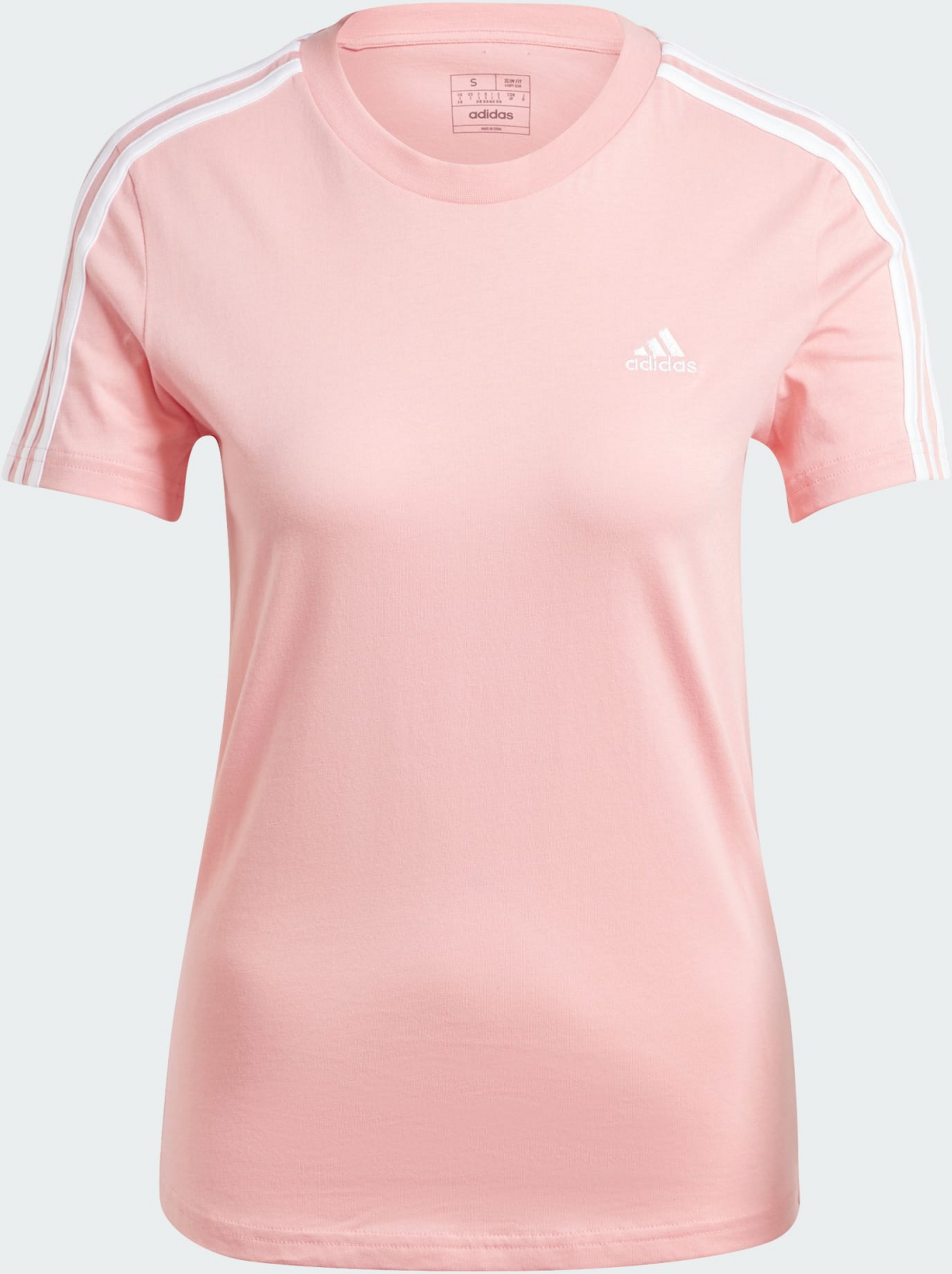 ADIDAS, Adidas Essentials Slim 3-stripes Tee