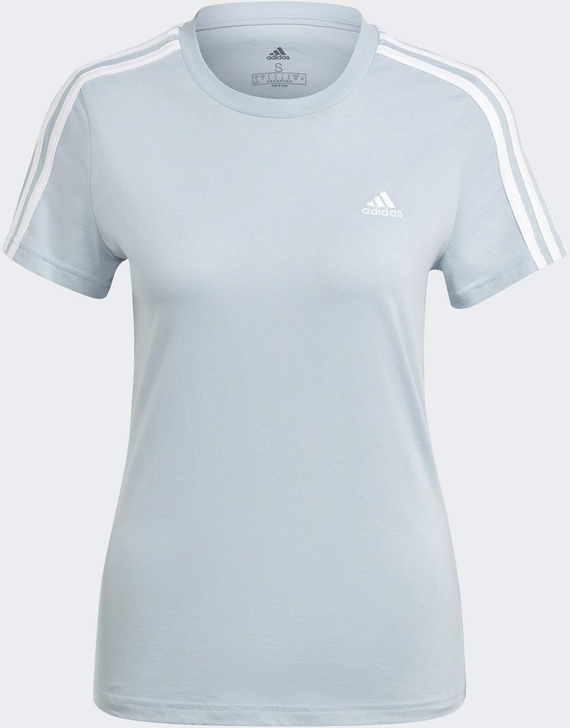 ADIDAS, Adidas Essentials Slim 3-stripes Tee