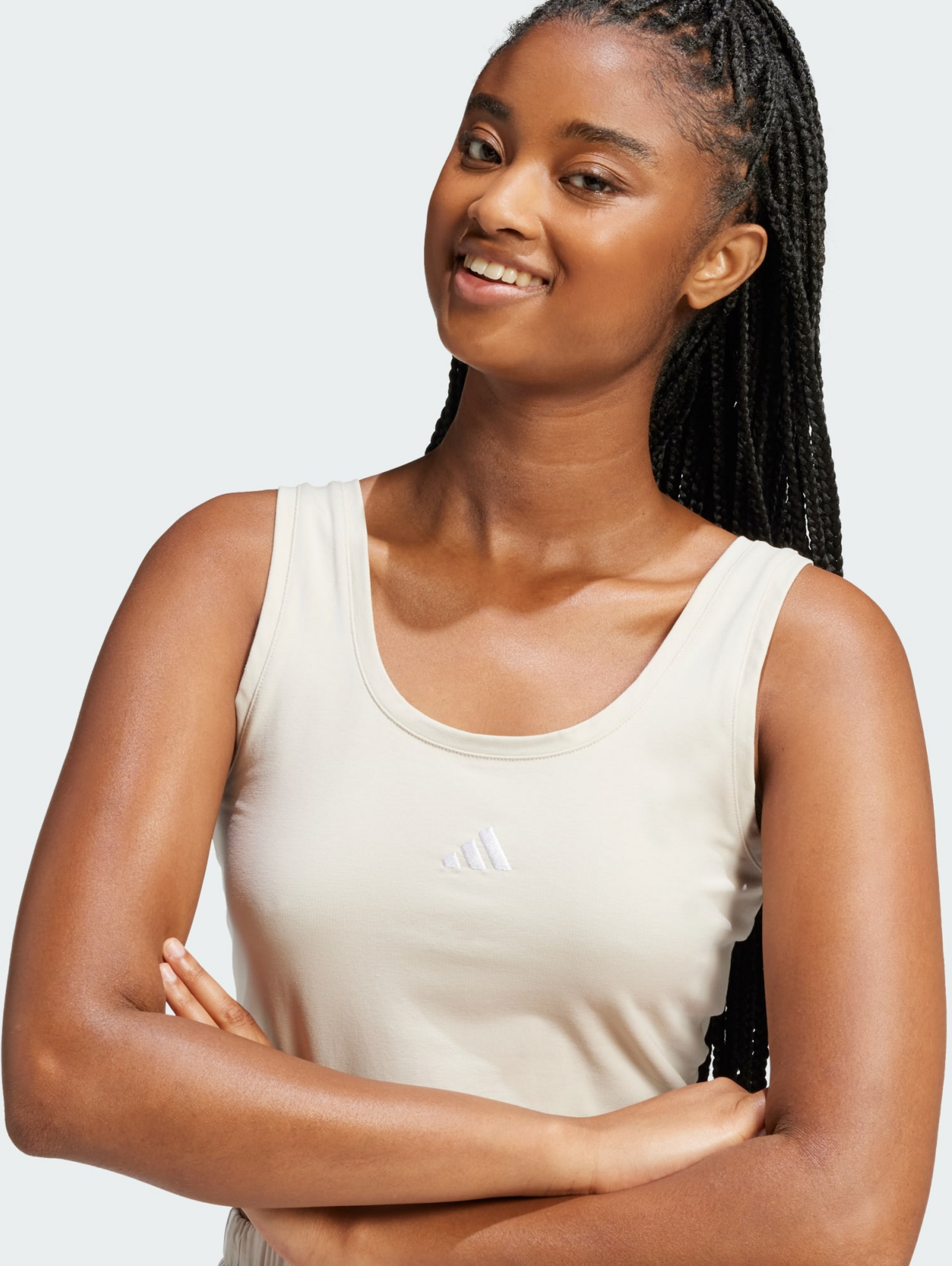 ADIDAS, Adidas Essentials Small Logo Cotton Lifestyle Linne