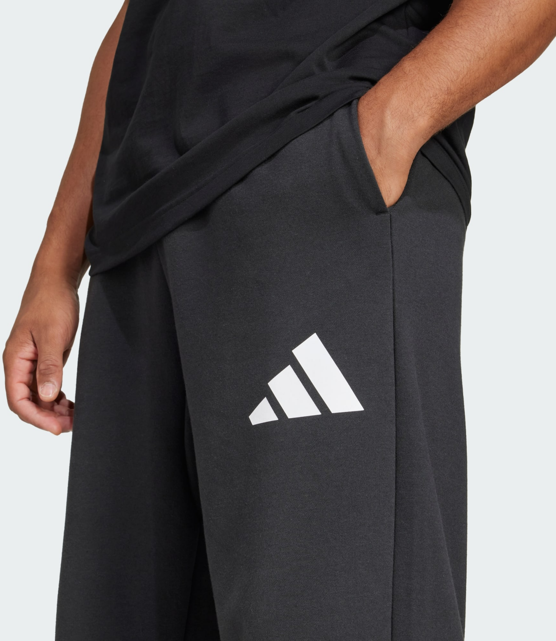 ADIDAS, Adidas Essentials Wide Leg 3 Bar Logo Byxor