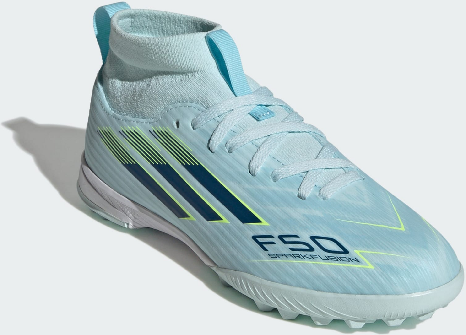 ADIDAS, Adidas F50 Sparkfusion League Fotbollsskor F&ouml;r Konstgr&auml;s I Medelh&ouml;g Modell F&ouml;r Barn
