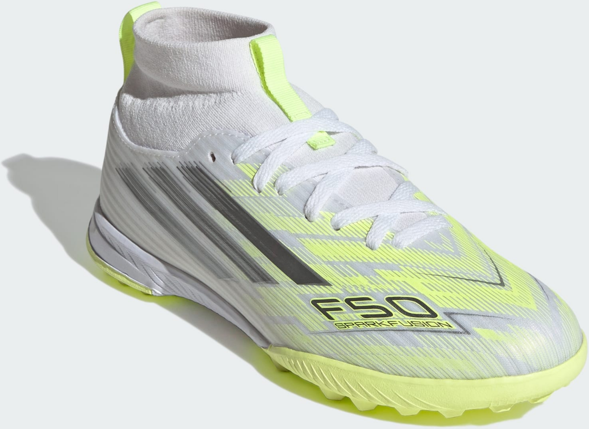 ADIDAS, Adidas F50 Sparkfusion League Fotbollsskor F&ouml;r Konstgr&auml;s I Medelh&ouml;g Modell F&ouml;r Barn