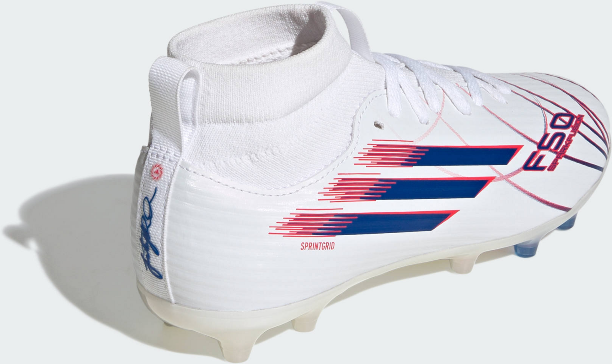 ADIDAS, Adidas F50 Sparkfusion League Mid Cut Firm Ground / Artificial Ground Fotbollsskor F&ouml;r Barn