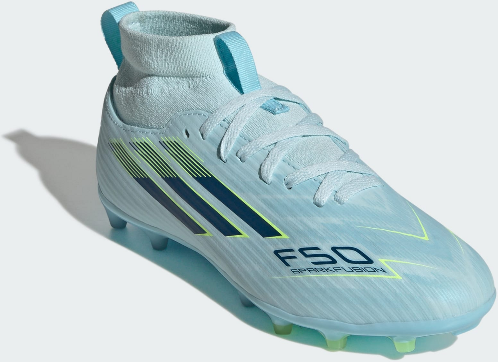 ADIDAS, Adidas F50 Sparkfusion League Mid Cut Firm Ground / Artificial Ground-fotbollsskor F&ouml;r Barn