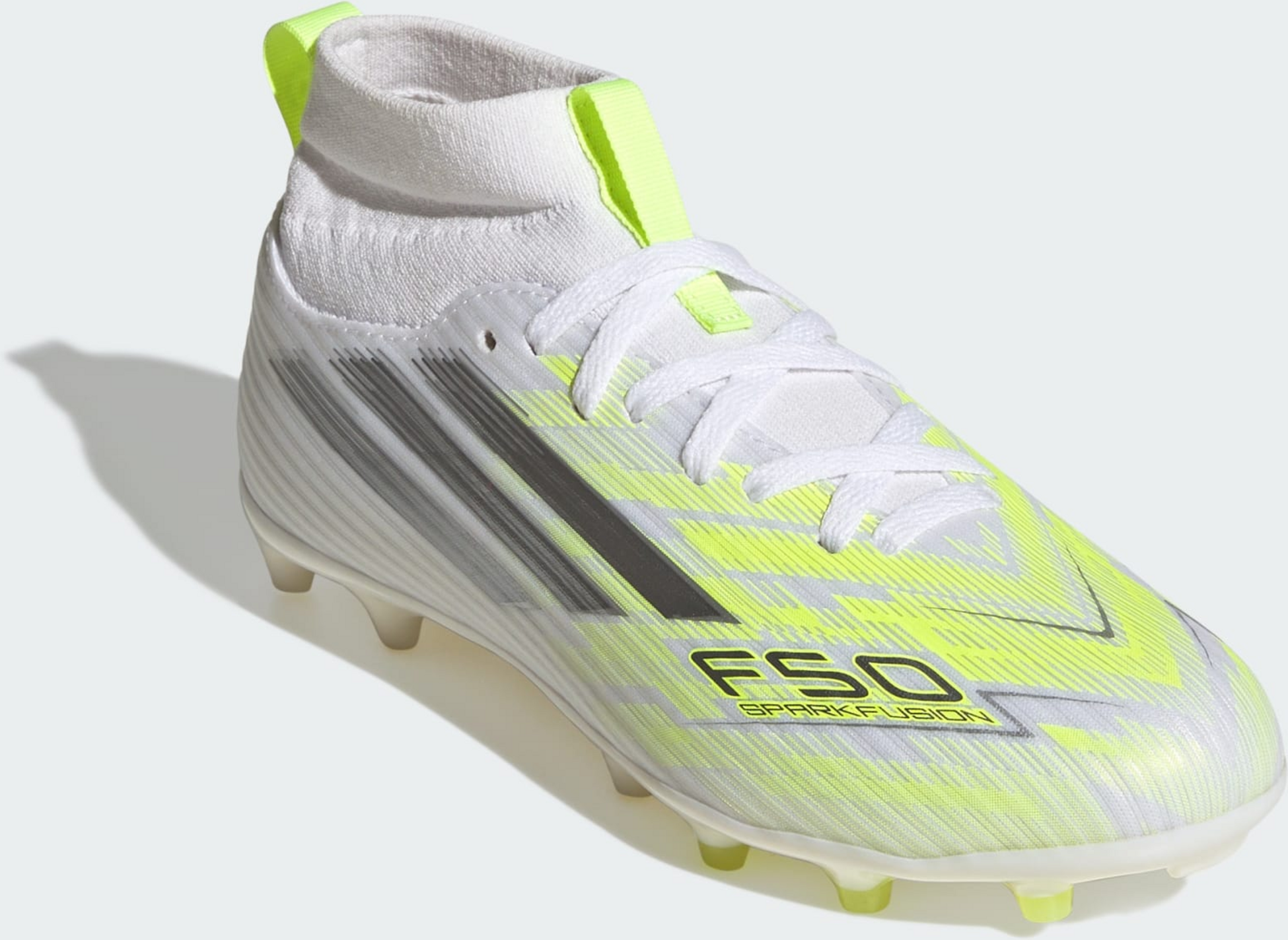 ADIDAS, Adidas F50 Sparkfusion League Mid Cut Firm Ground / Artificial Ground-fotbollsskor F&ouml;r Barn