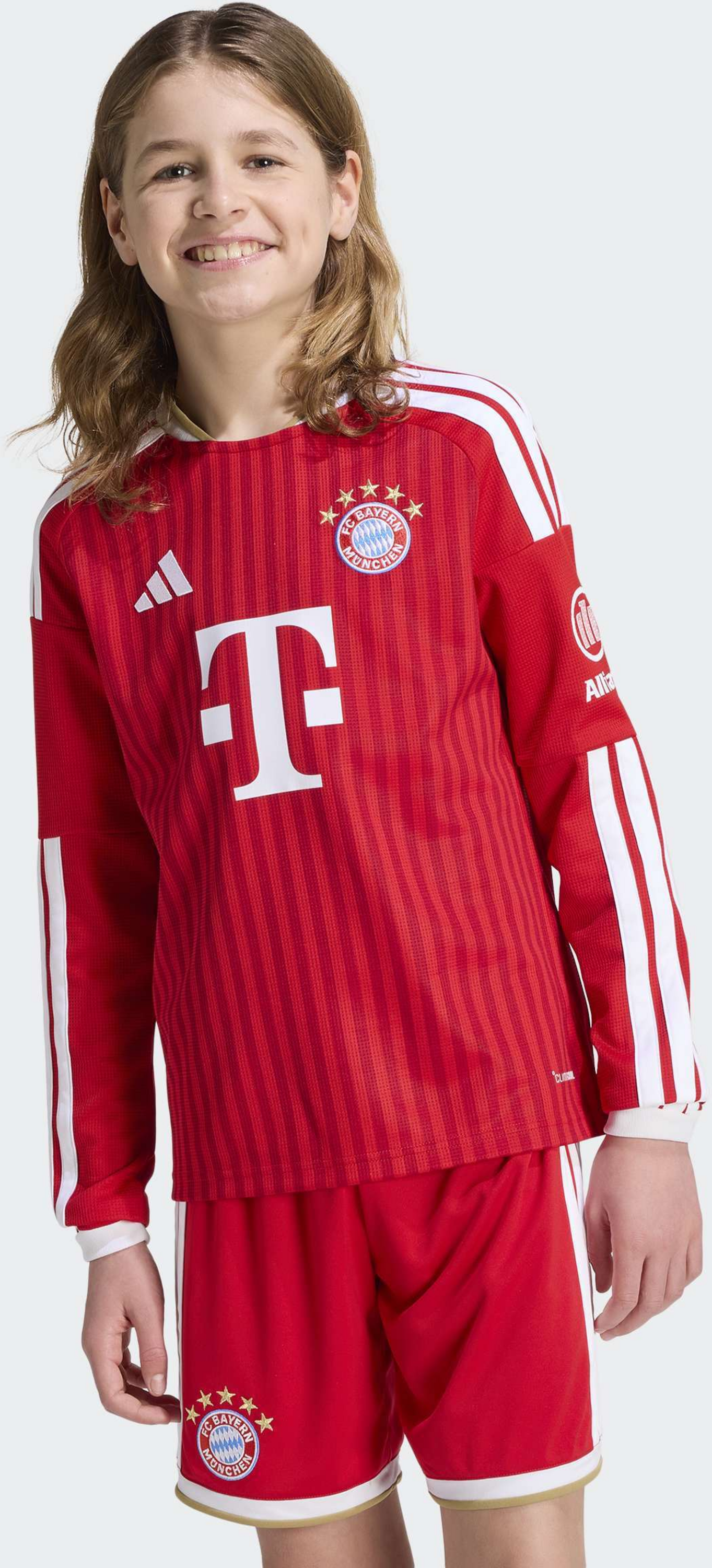 ADIDAS, Adidas Fc Bayern 26/27 L&aring;ng&auml;rmad Hemmatr&ouml;ja F&ouml;r Barn