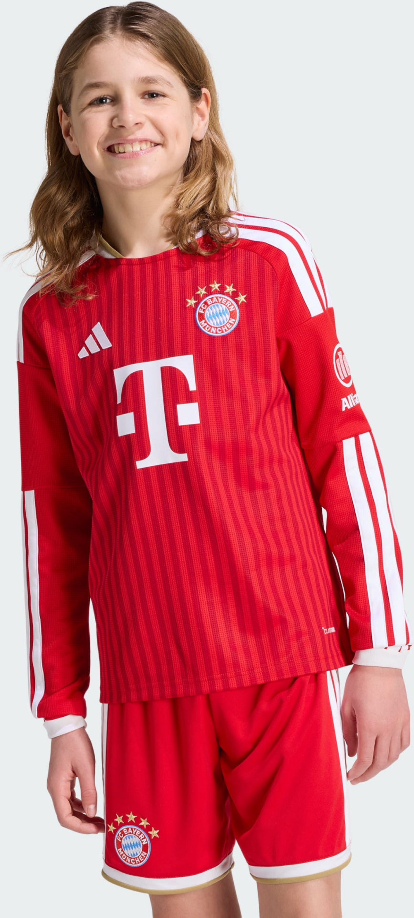 ADIDAS, Adidas Fc Bayern 26/27 L&aring;ng&auml;rmad Hemmatr&ouml;ja F&ouml;r Barn