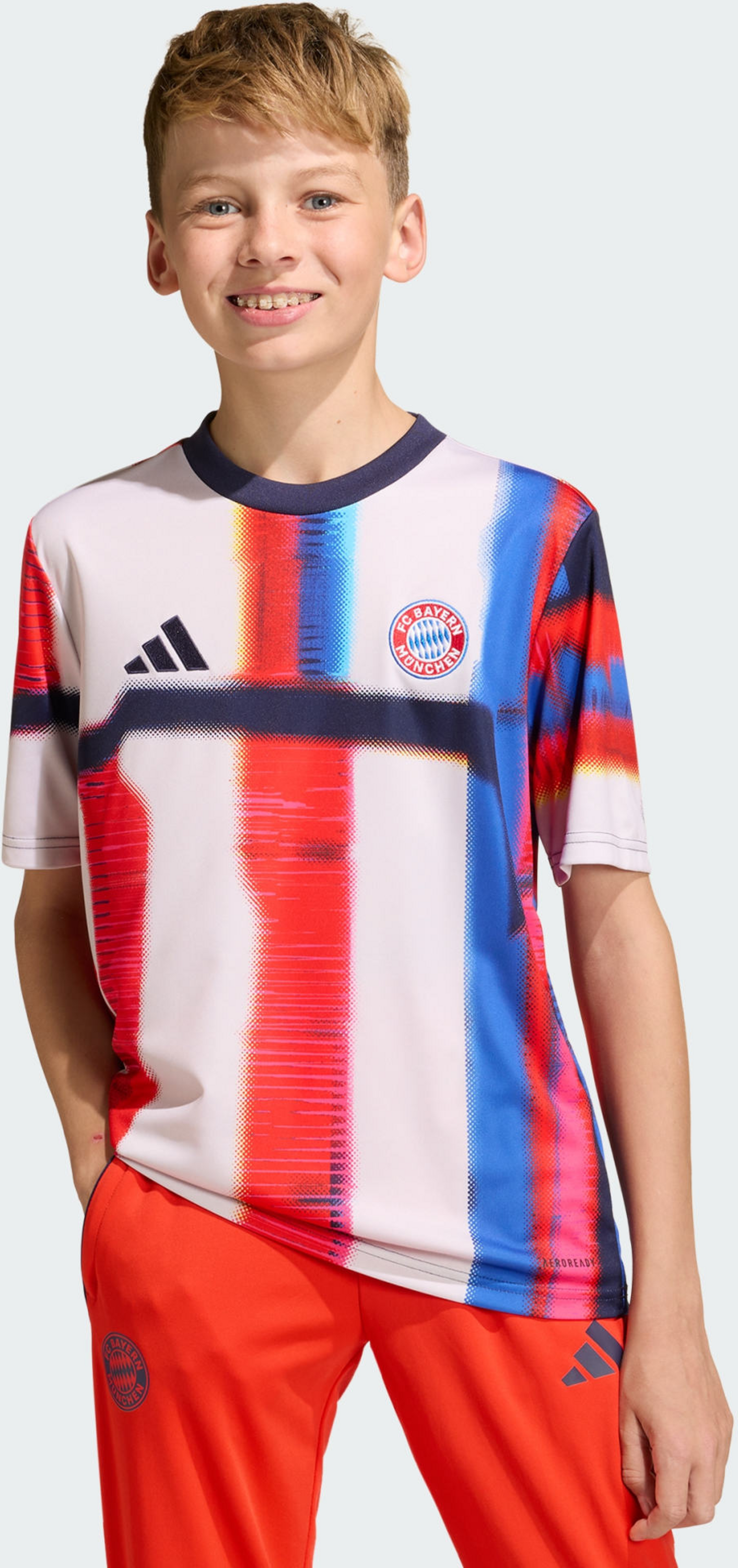 ADIDAS, Adidas Fc Bayern Ss26 Uppv&auml;rmningstr&ouml;ja Barn