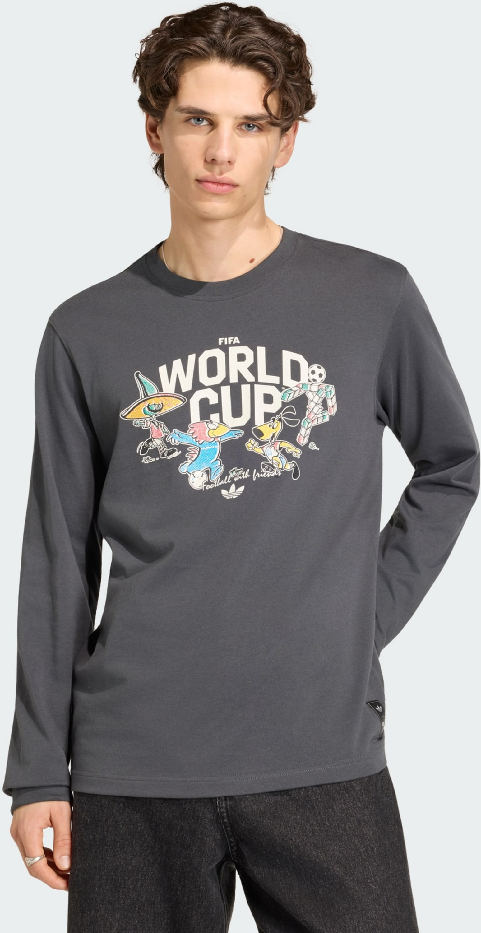 ADIDAS, Adidas Fifa World Cup 2026 Mascot Long Sleeve T-shirt