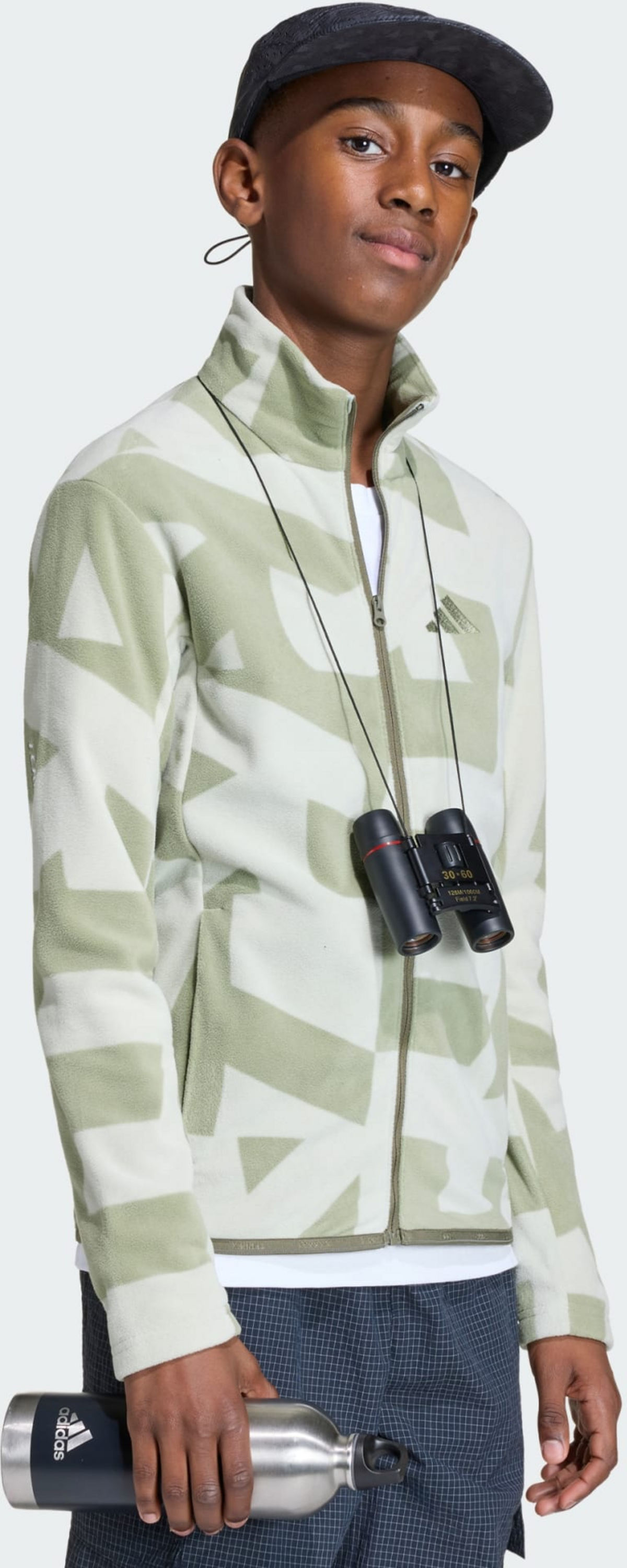 ADIDAS, Adidas Fleecejacka Terrex Multi Printed Full-zip Barn