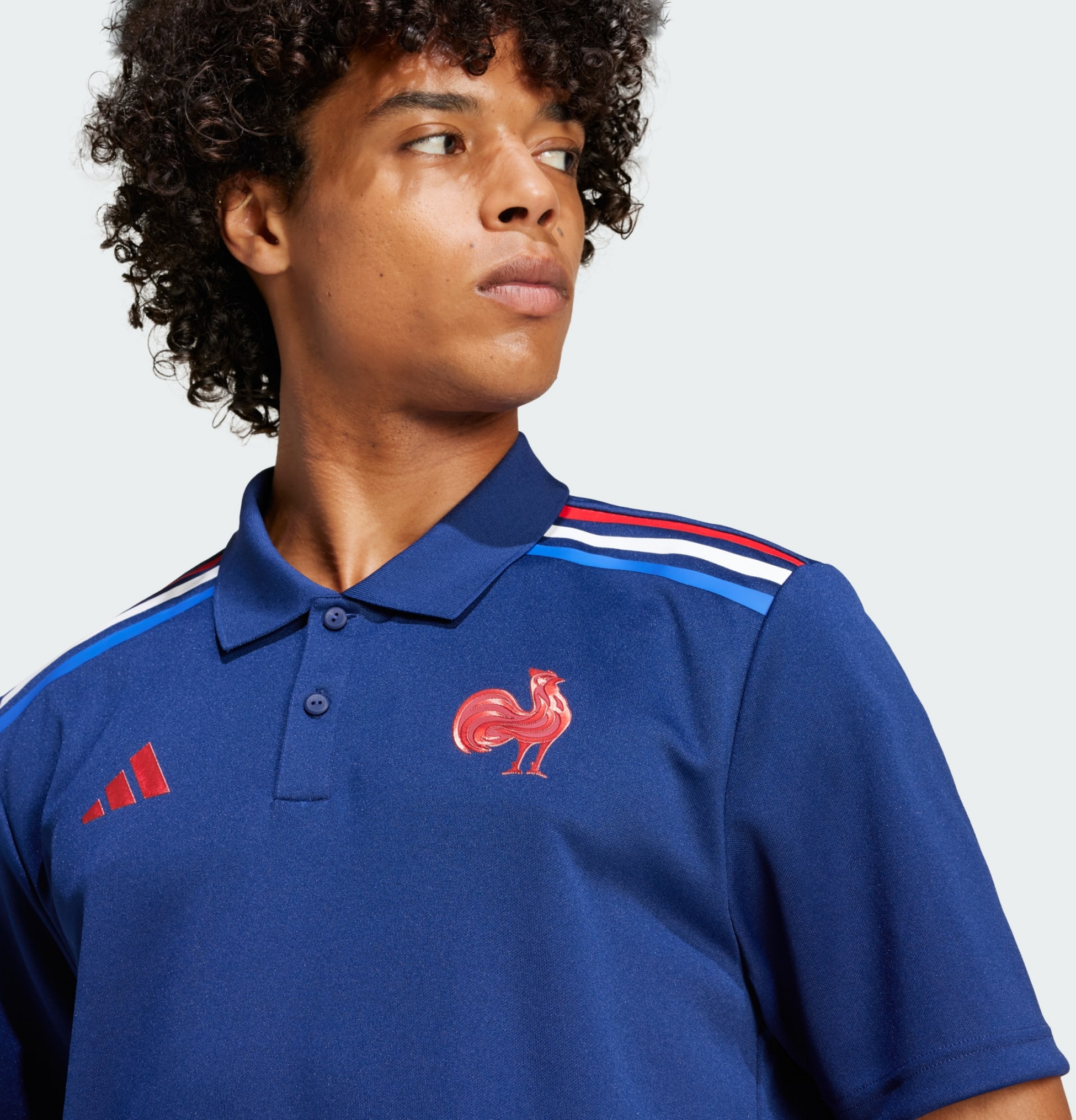 ADIDAS, Adidas France Rugby Home Supporter Pikétröja