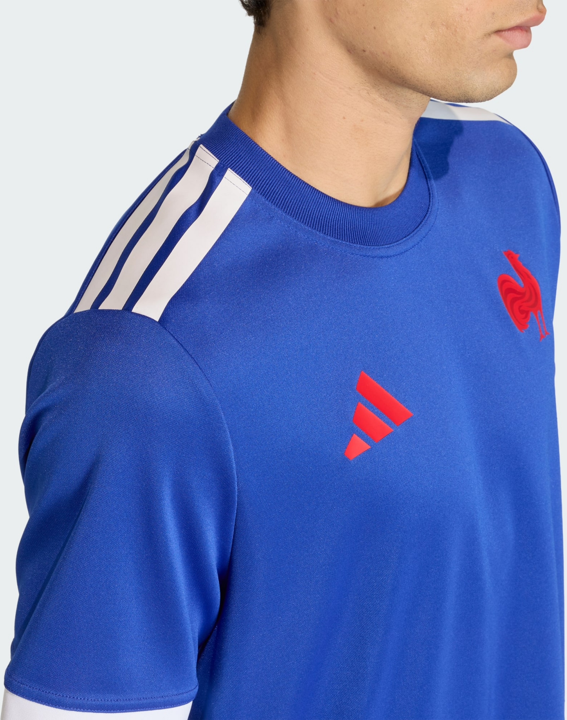 ADIDAS, Adidas France Rugby Home Supporter Replica T-shirt