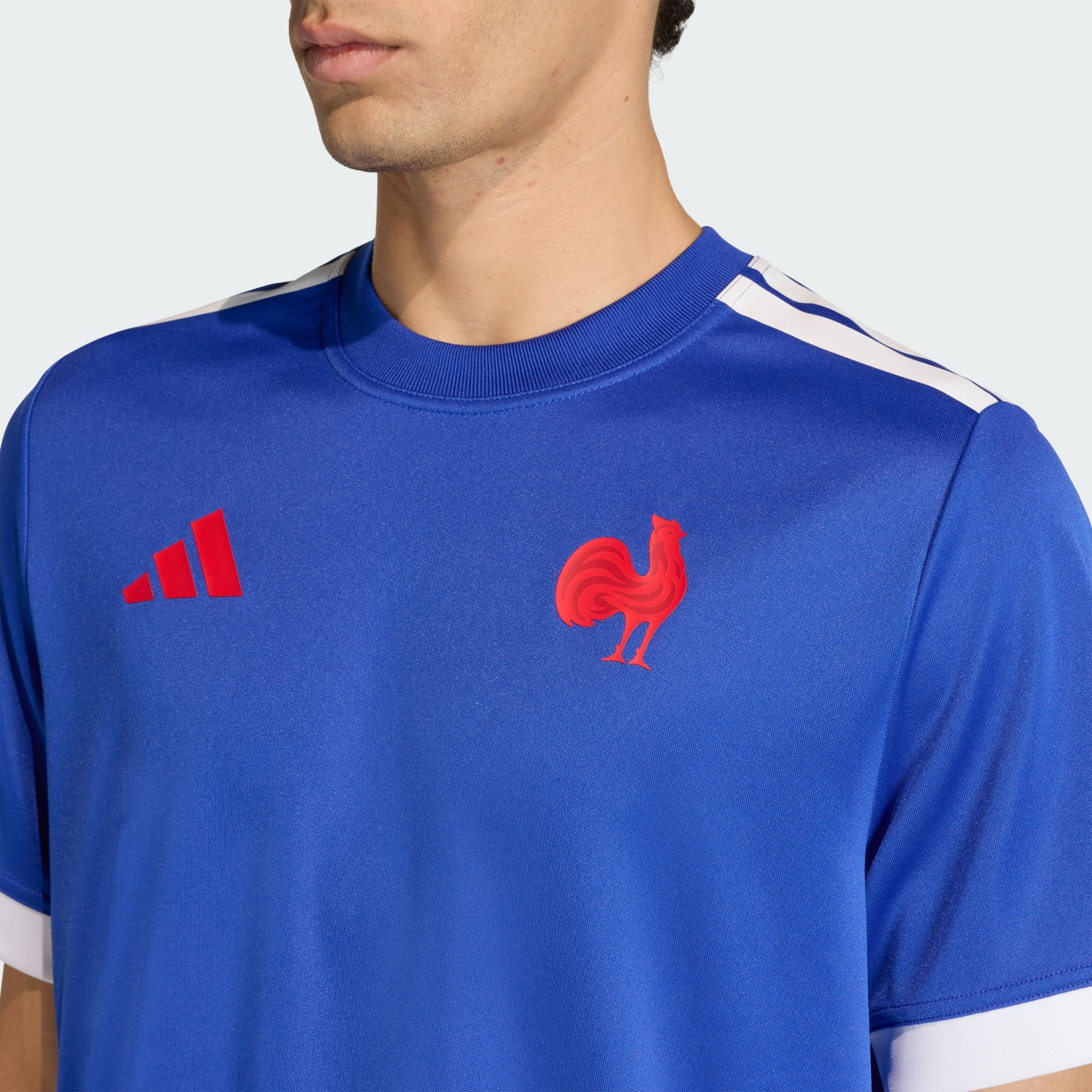 ADIDAS, Adidas France Rugby Home Supporter Replica T-shirt