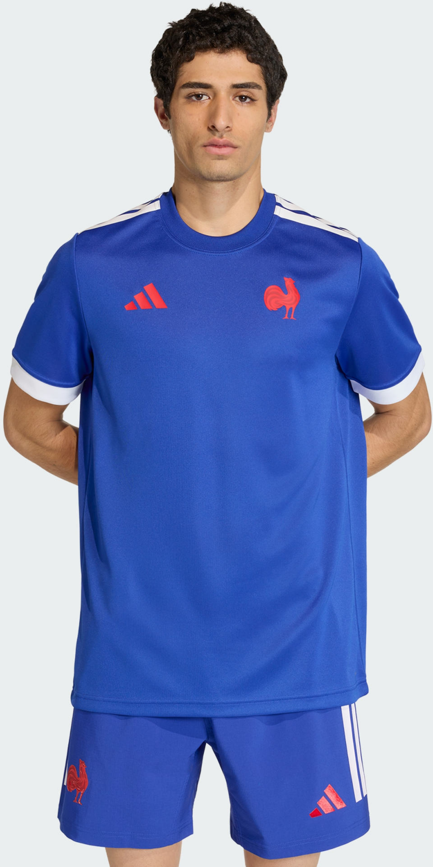 ADIDAS, Adidas France Rugby Home Supporter Replica T-shirt