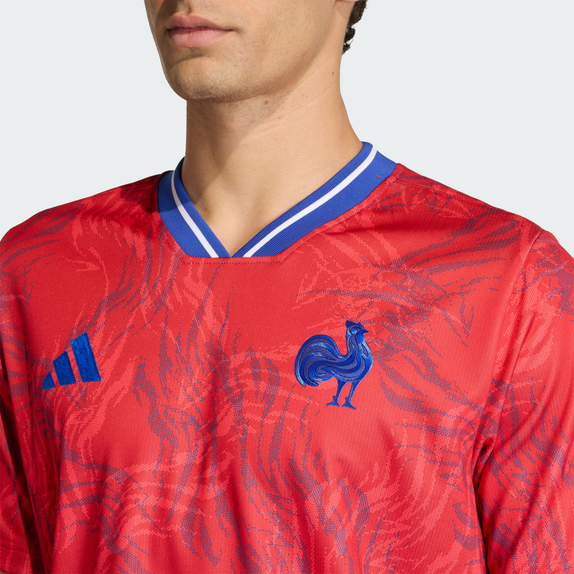 ADIDAS, Adidas France Rugby Prematch Jersey