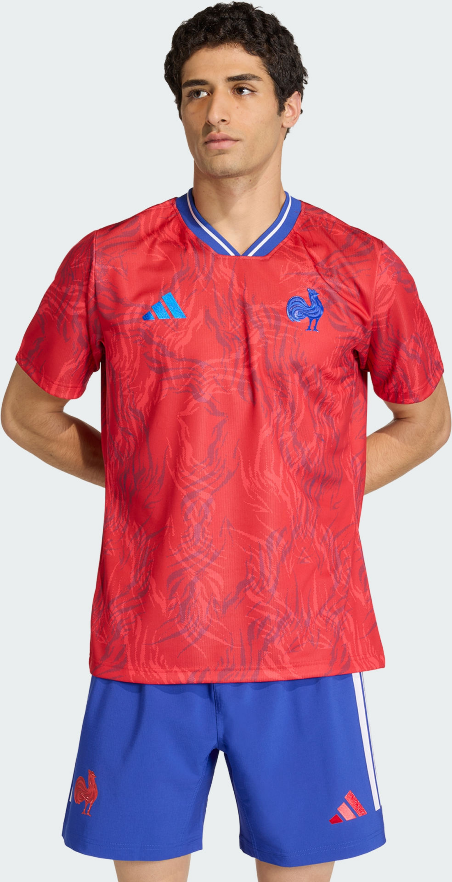 ADIDAS, Adidas France Rugby Prematch Jersey