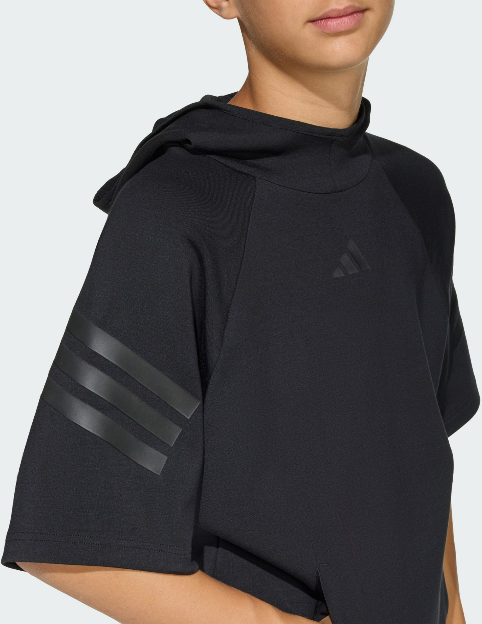 ADIDAS, Adidas Future Icons 3 Stripes Kortärmad Huvtröja