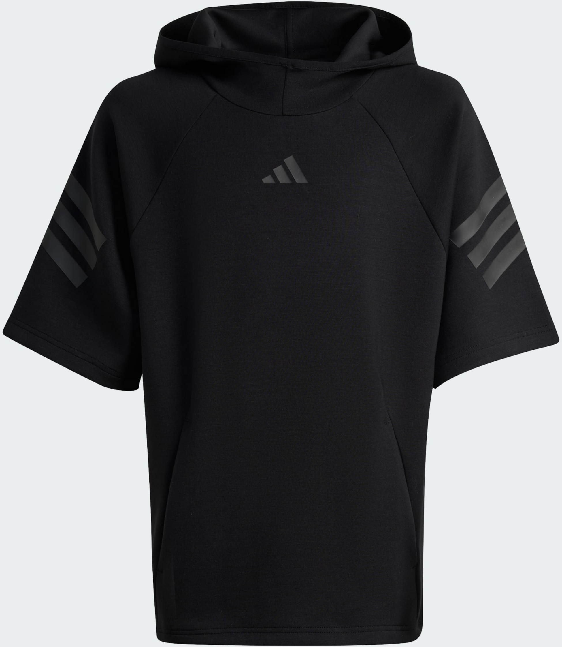 ADIDAS, Adidas Future Icons 3 Stripes Short Sleeve Hoodie