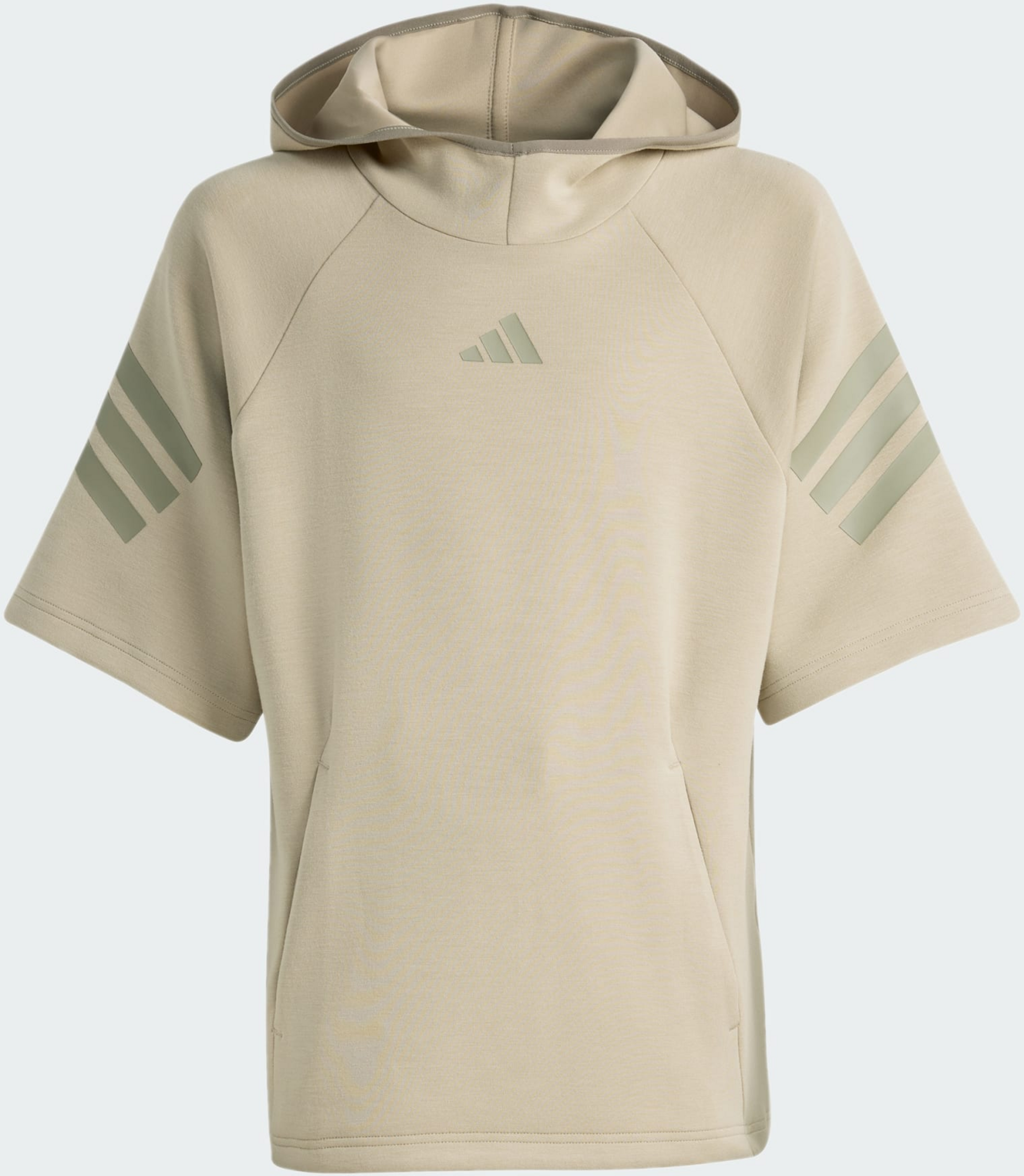 ADIDAS, Adidas Future Icons 3 Stripes Short Sleeve Hoodie